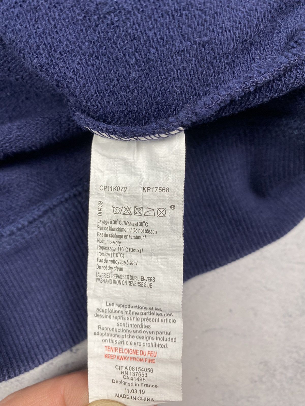 Kenzo Kenzo Kids Big Logo Zip Hoodie Size US XS / EU 42 / 0 - 10 Thumbnail