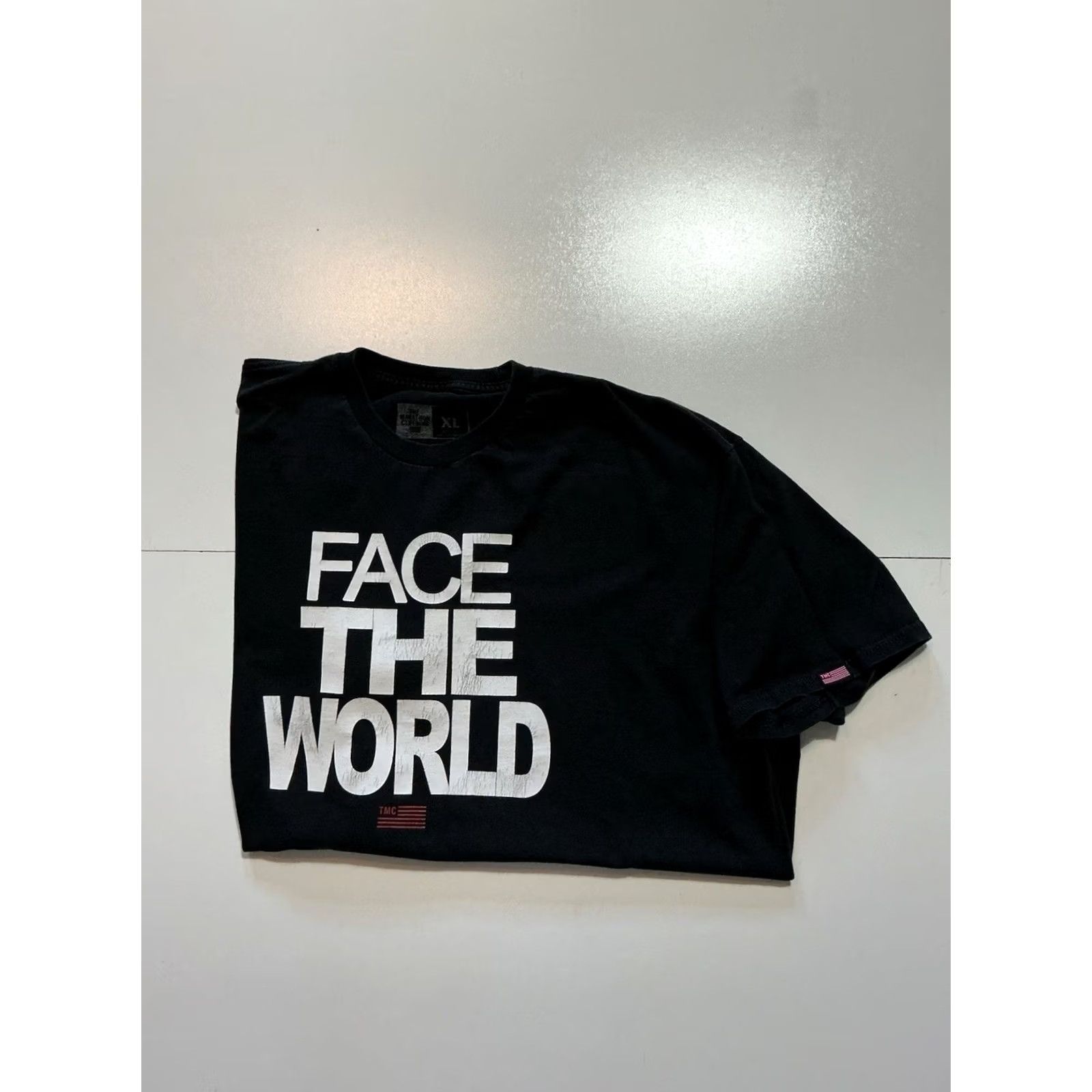 Vintage VINTAGE The Marathon Clothing Face The World Nipsey Hussle Black Graphic T-Shirt XL Mens Size US XL / EU 56 / 4 - 2 Thumbnail