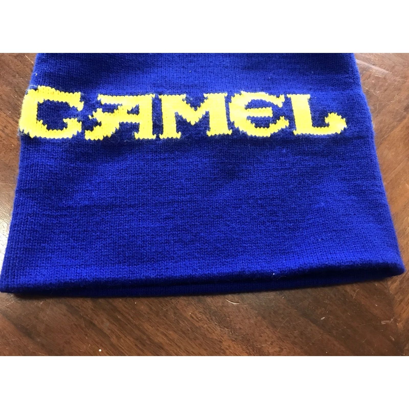 Camel VINTAGE CAMEL CIGARETTES LOGO WINTER BEANIE CAP BLUE SKULL HAT CAP Size One Size Adults Mens Women Boys Girls Size ONE SIZE - 4 Thumbnail