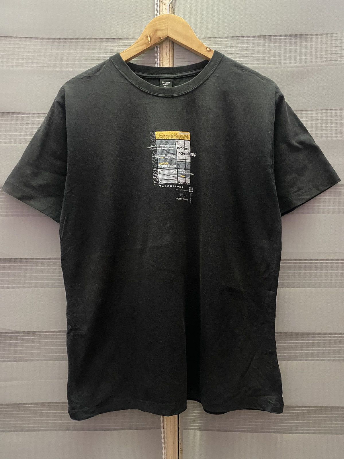 Yohji Yamamoto Vintage SACSNY Y'SACCS Yohji Yamamoto Tee Size US L / EU 52-54 / 3 - 1 Thumbnail