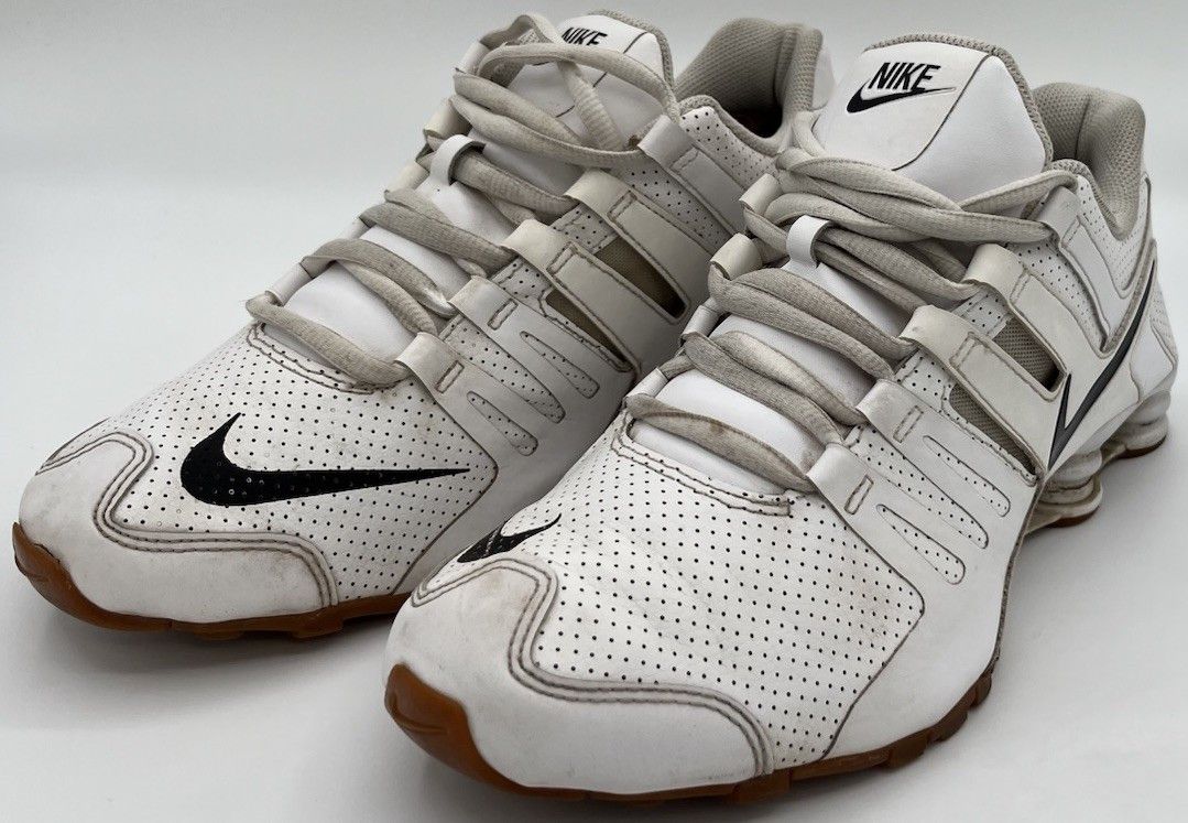 Nike Nike Shox Current Premium 2015 Men’s Size 10 White Black Gum Size US 10 / EU 43 - 1 Thumbnail