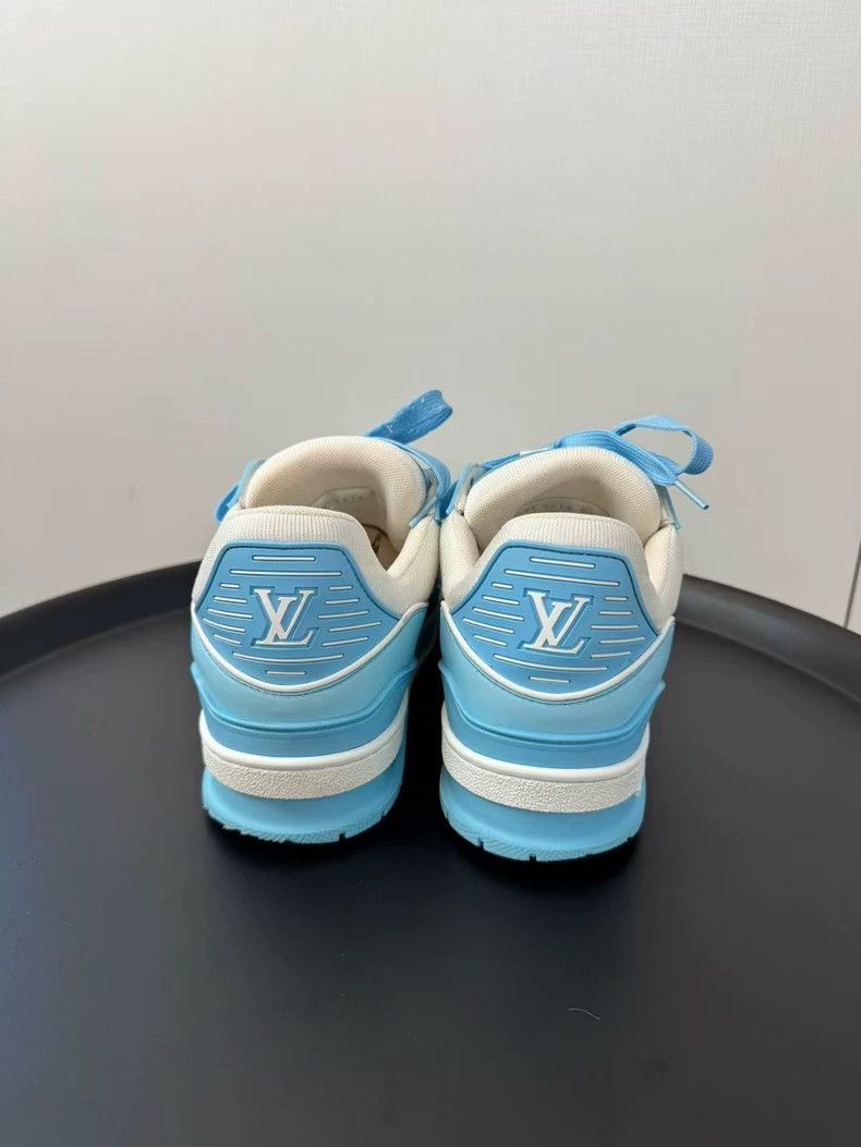 Louis Vuitton Louis Vuitton White, blue sky, blue sneakers Size US 6 / EU 39 - 4 Thumbnail