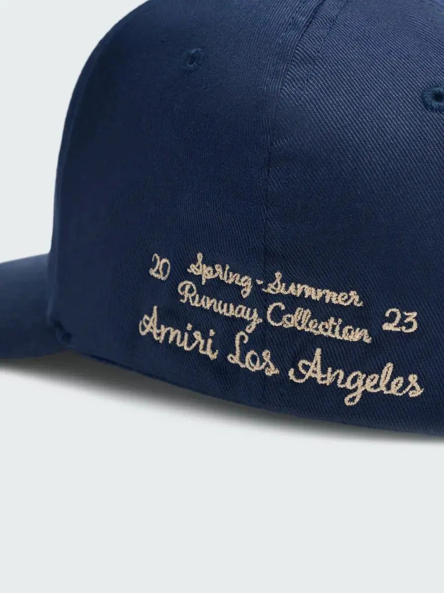 Amiri o1s1wg110426 Size: L / MA Canvas Hat / Cap in White/Blue Size ONE SIZE - 5 Thumbnail