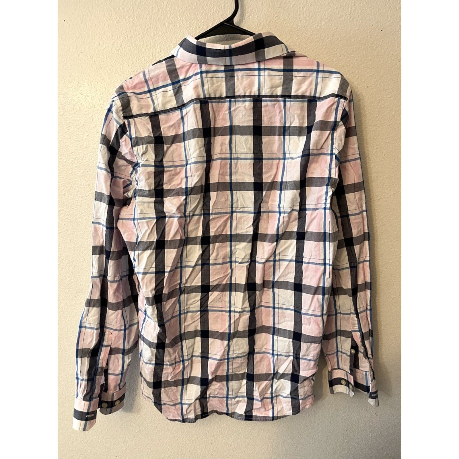 Express EXPRESS Button-Up Shirt Mens Medium Modern Fit Multicolor Plaid Check Size US M / EU 48-50 / 2 - 2 Thumbnail