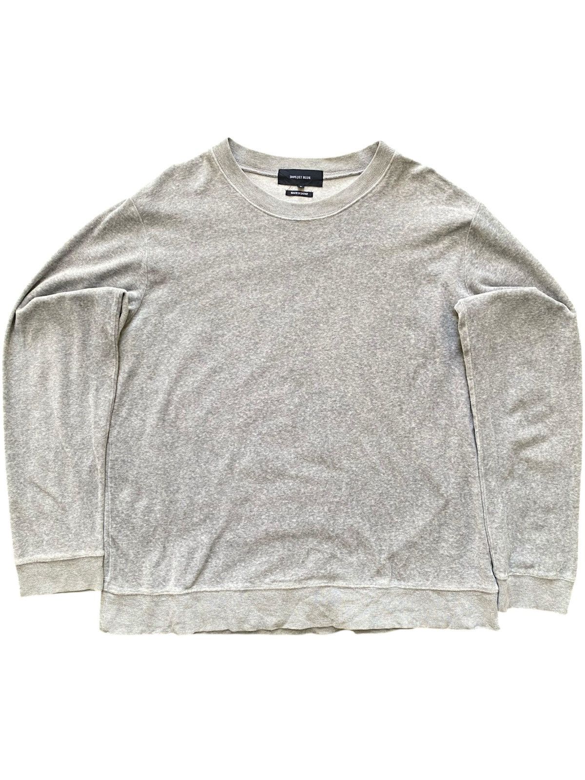 Ships Jet Blue Ships Jet Blue Suede Sweatshirt Size US L / EU 52-54 / 3 - 1 Thumbnail