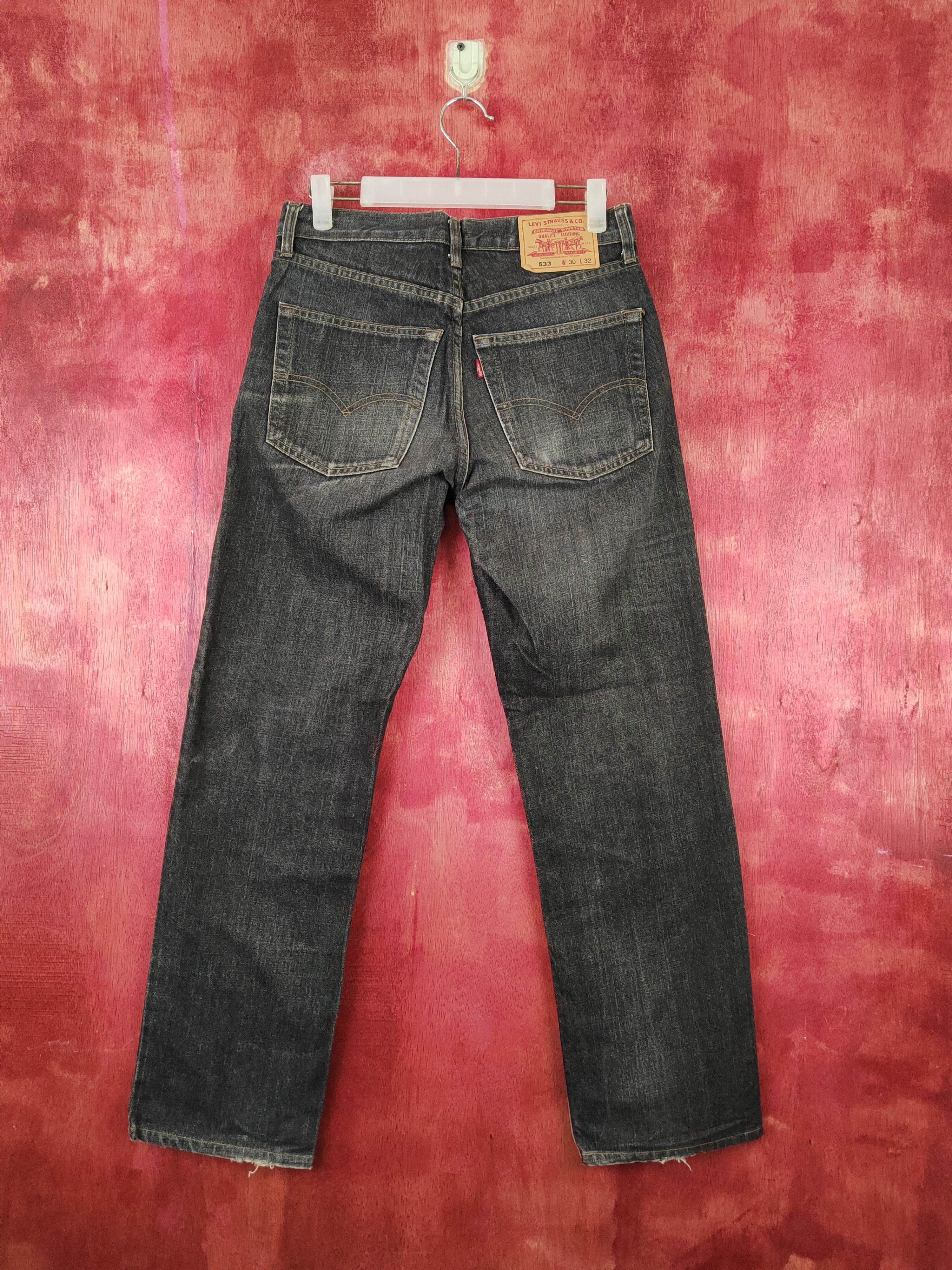 Levi's Levi's Black Distressed Ripped Jeans #S1827 Size US 29 - 7 Thumbnail