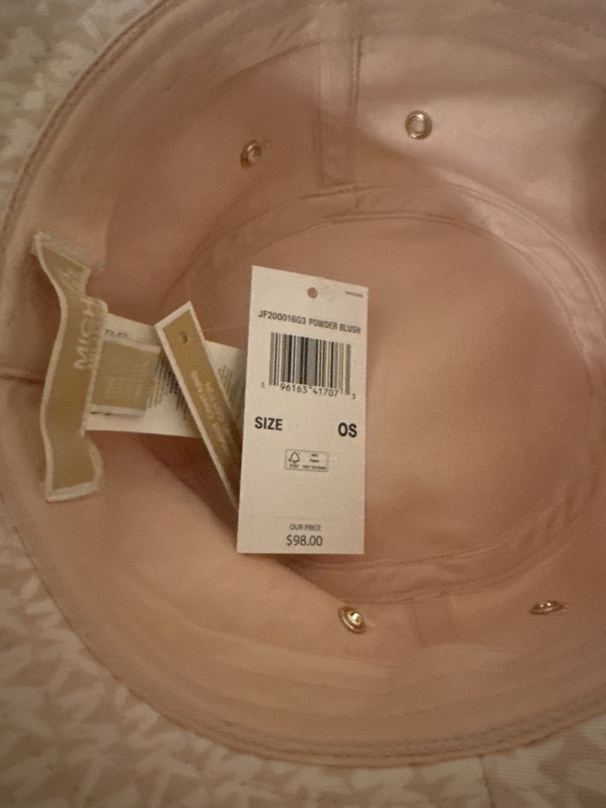 Michael Kors Pink Michael Kors bucket hat Size ONE SIZE - 2 Thumbnail