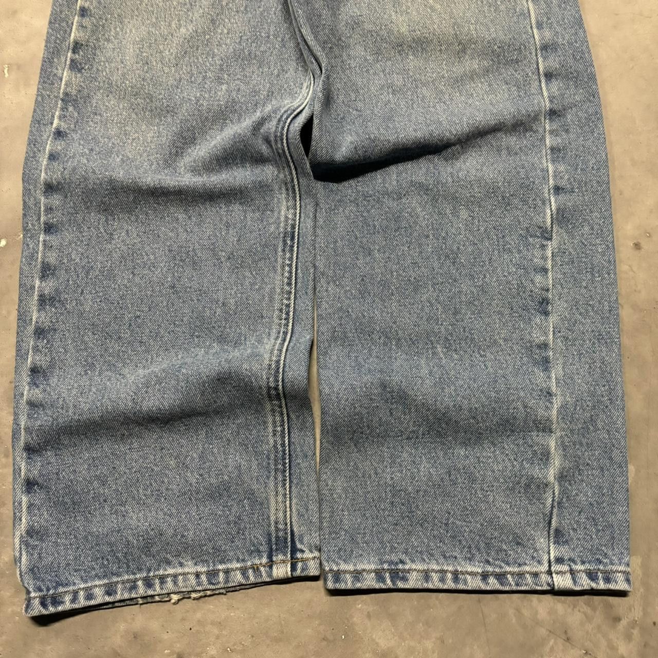 Carhartt × Vintage Crazy Vintage Y2K/2000s Medium Wash Carhartt Workwear Essential Denim Jeans! Size US 35 - 6 Thumbnail
