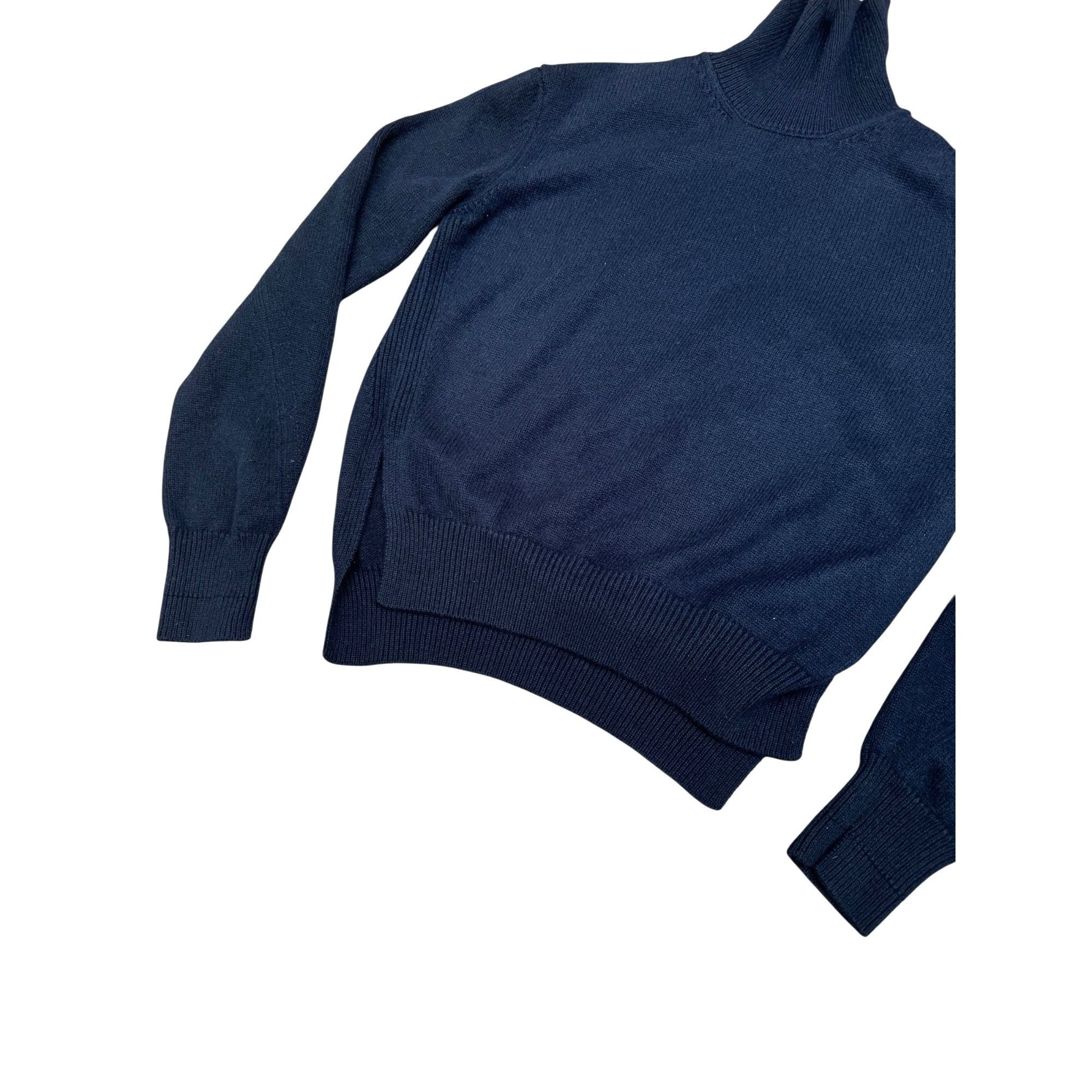 Celine Phoebe Philo Navy Cashmere Rollneck Sweater Size M Size M / US 6-8 / IT 42-44 - 4 Thumbnail