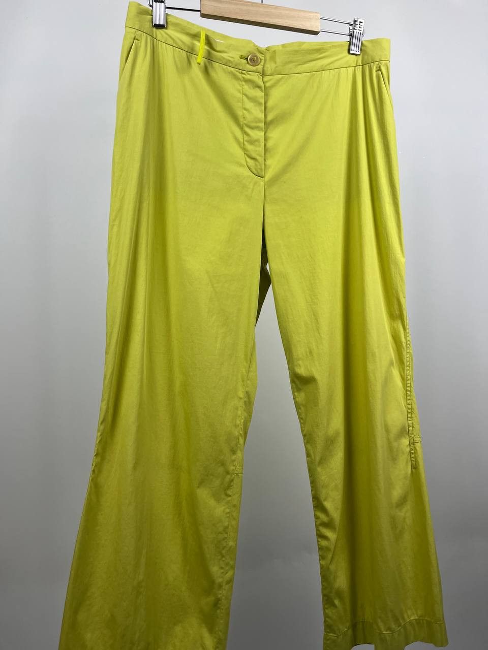 Jil Sander Jil Sander Lime Green Cotton Trousers Pants Minimalist Size 40" / US 18 - 2 Thumbnail