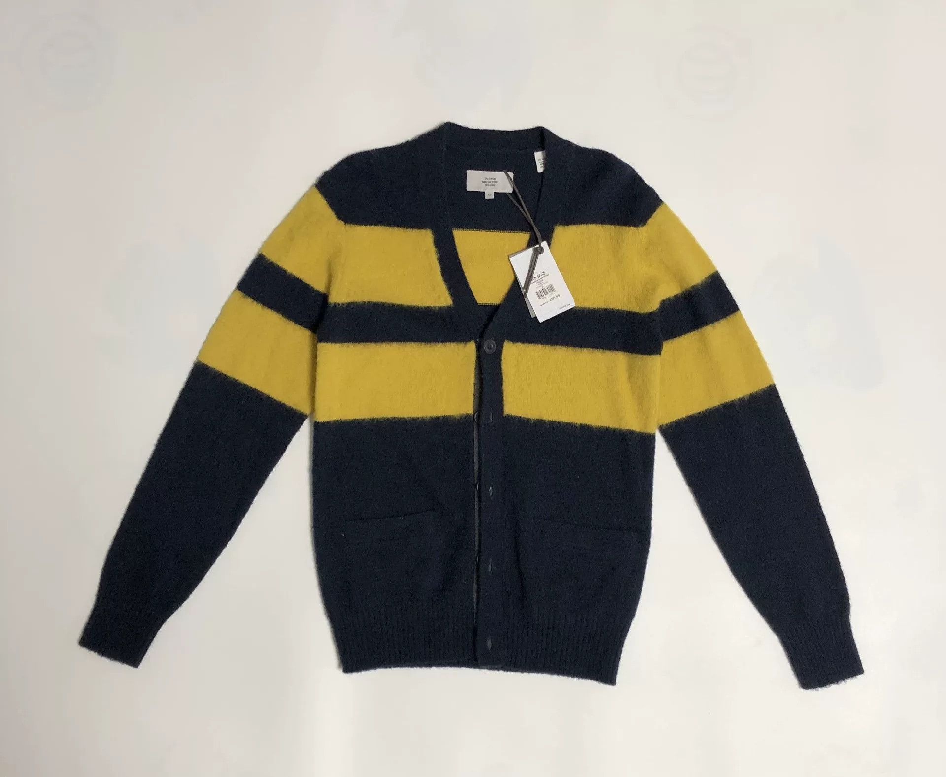 Jack Spade jack spade navy yellow striped sweater Size US XS / EU 42 / 0 - 1 Thumbnail