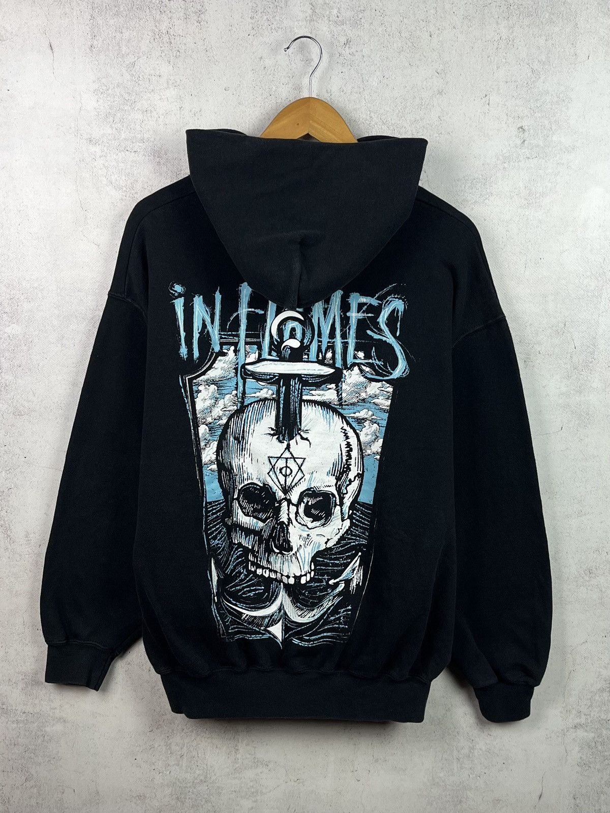 ミュージシャン nerd Fly Or Die 20 Years Zip Up Hoodie Band Tees N.E.R.D. Fly or Die Dog Hoodie size Large | Grailed