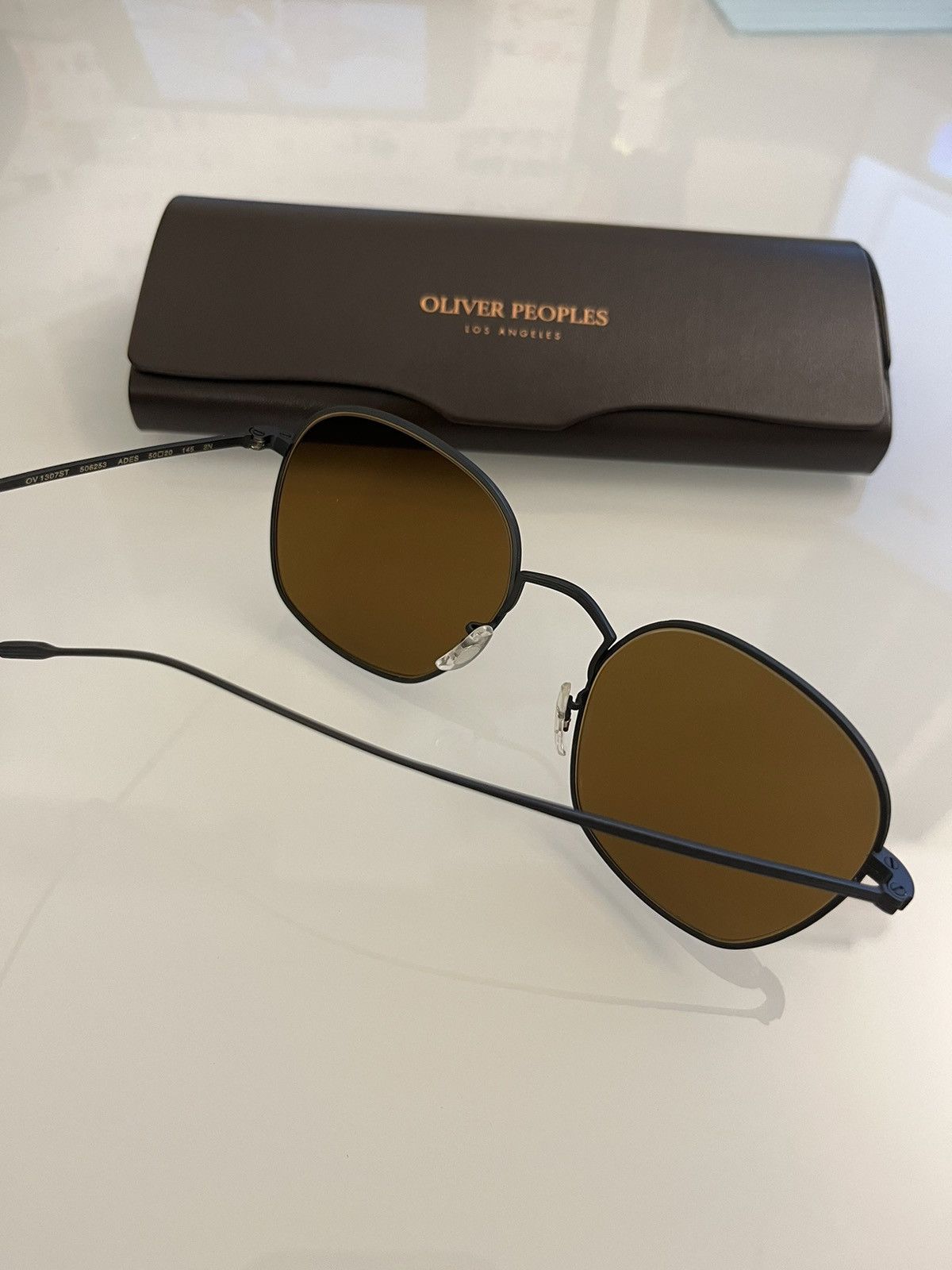 Oliver Peoples OLIVER PEOPLES ADES Titanium SUN 50mm Size ONE SIZE - 5 Thumbnail
