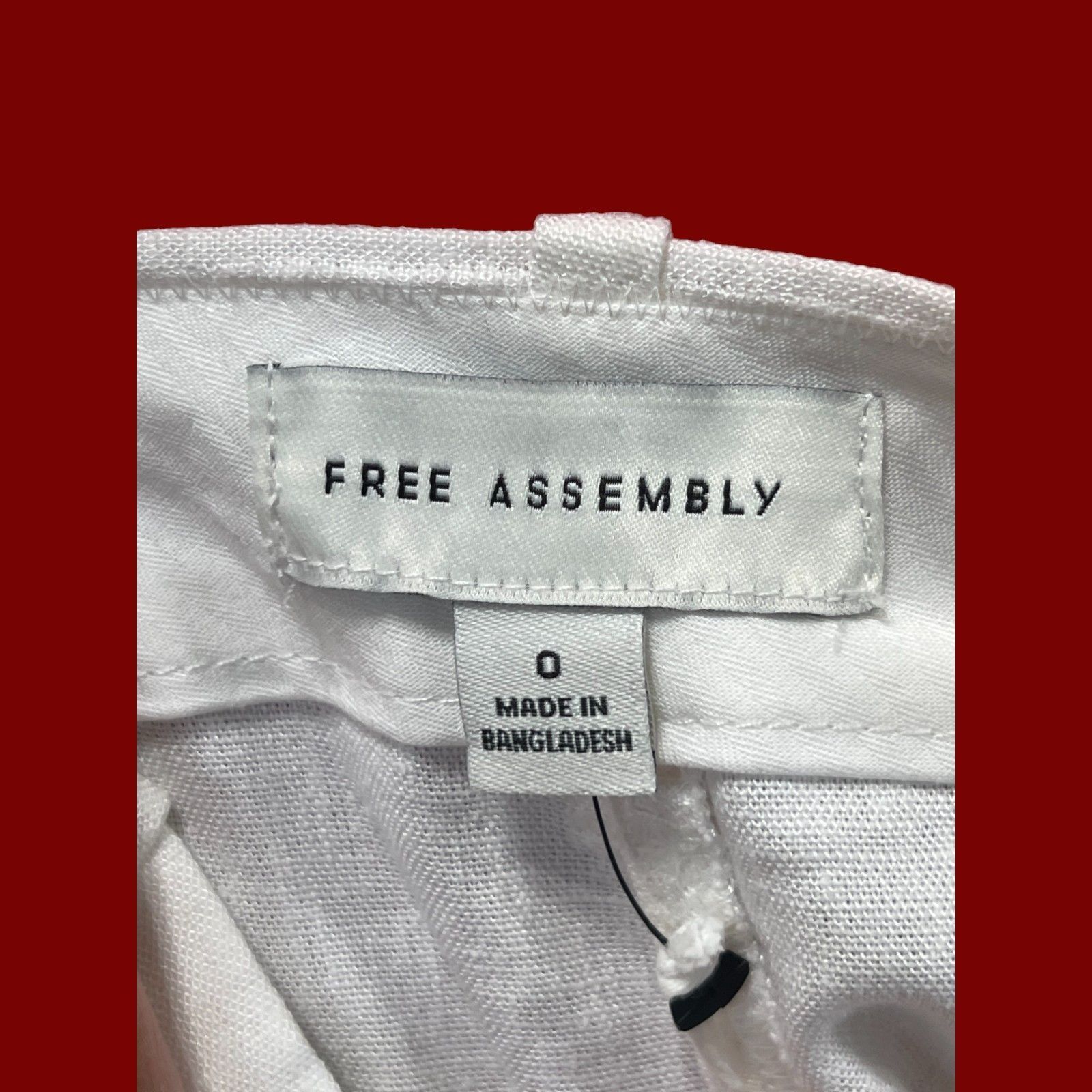 Other Free Assembly - Women's High-Rise Wide-Leg Pleated Pants - W Size 25" / US 0 / IT 36 - 14 Thumbnail