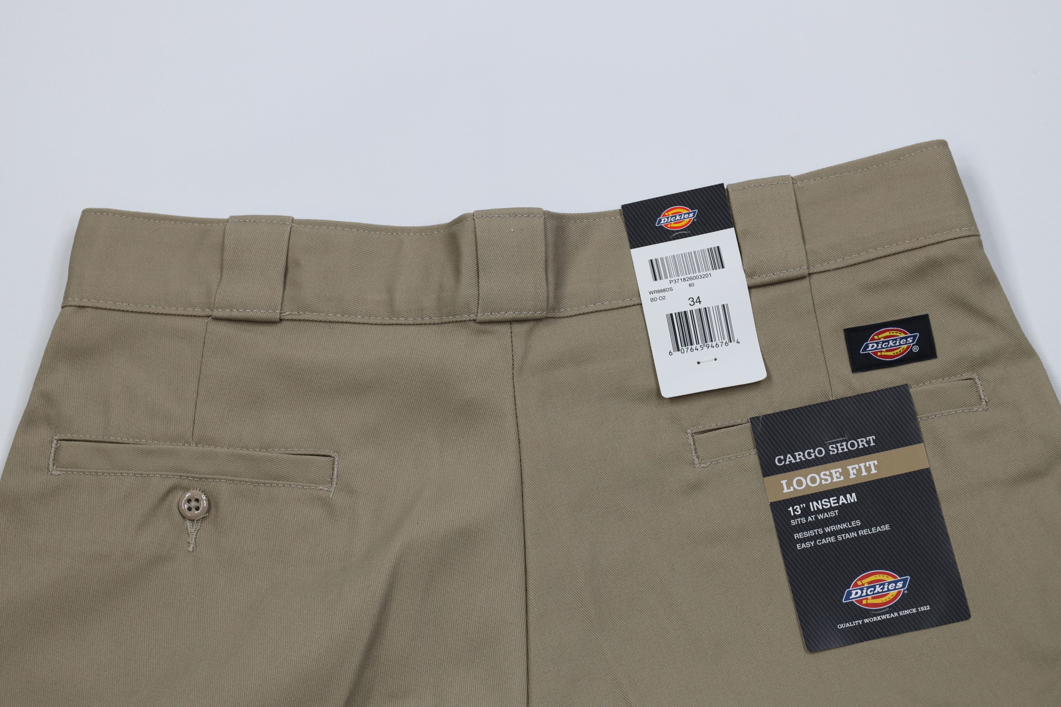 Dickies Deadstock Vintage Y2K Dickies Baggy Cargo Shorts Khaki Brown Size US 34 / EU 50 - 8 Thumbnail