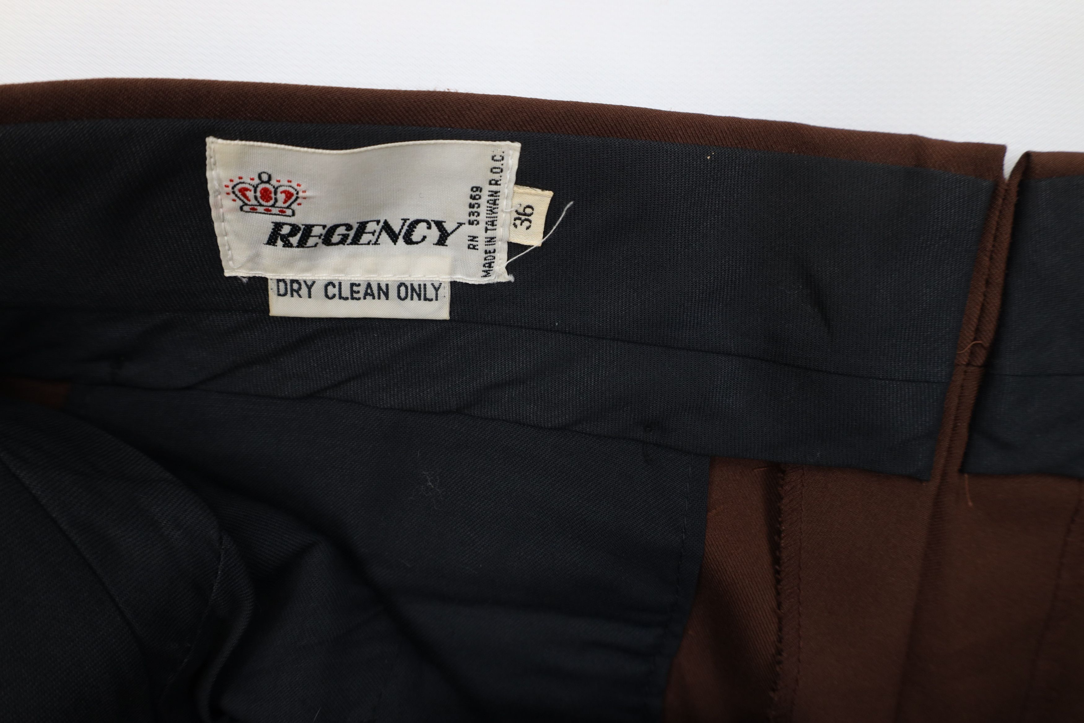 Vintage Vintage 70s Streetwear Knit Bell Bottoms Chino Pants Brown Size US 36 / EU 52 - 9 Thumbnail