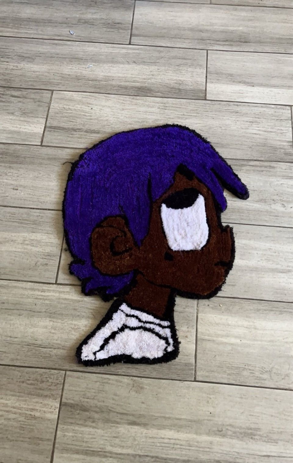 image of Lil Uzi Vert Vs The World Rug in Purple, Men's