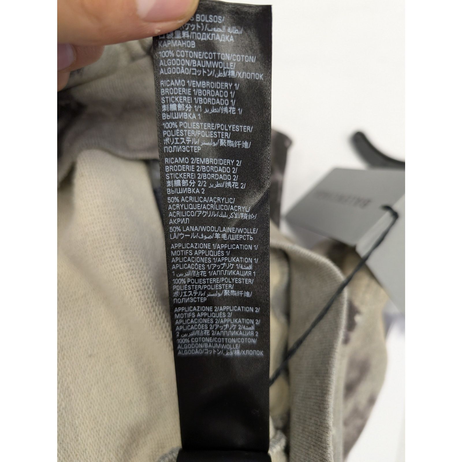Balenciaga o1rshd1 Medium Fit Zip-Up Hoodie 1300 in Heather Grey Size US XS / EU 42 / 0 - 17 Thumbnail