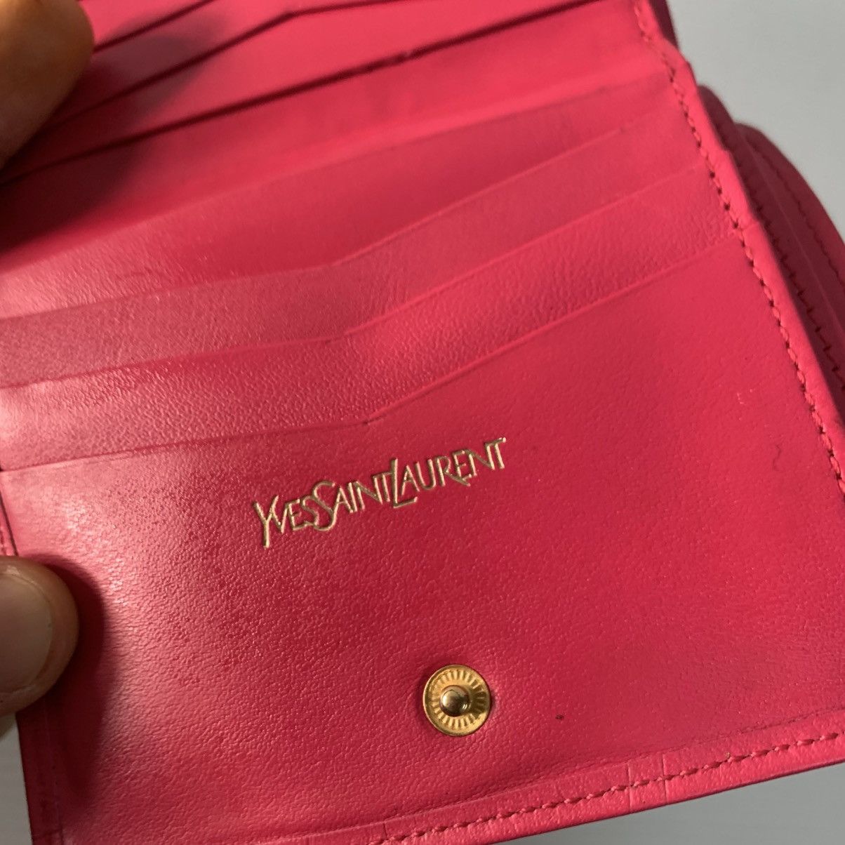 Yves Saint Laurent Yves Saint Laurent Leather Wallet Size ONE SIZE - 13 Thumbnail