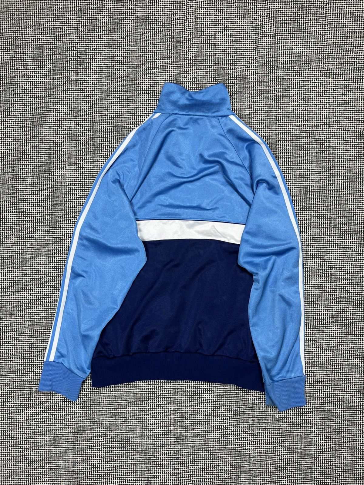 Adidas × Vintage 70s adidas zip track jacket three stripes blokecore Size US M / EU 48-50 / 2 - 6 Thumbnail