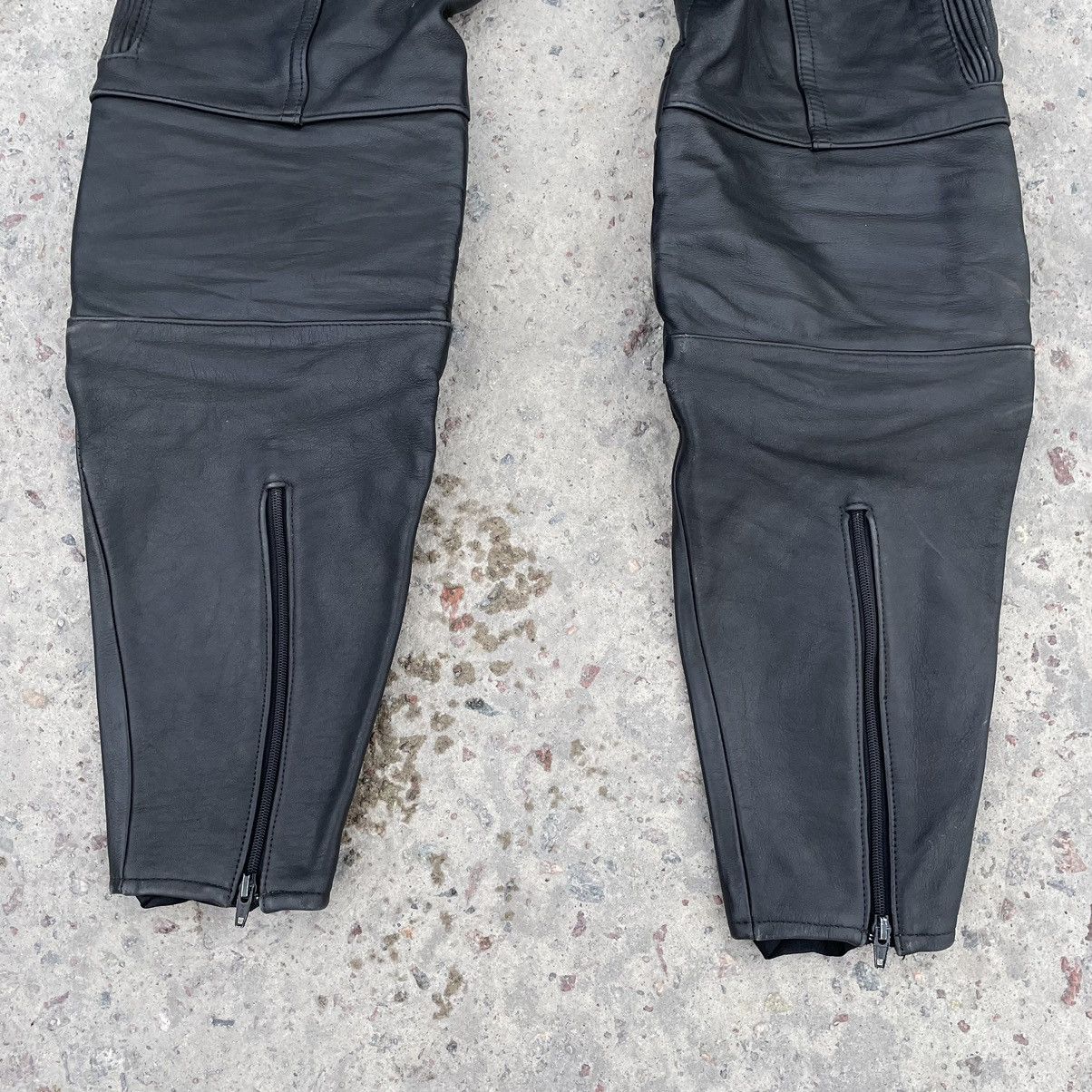 Other Vintage Moto Leather Pants Size 48 90s USA Japanese Size US 31 - 10 Thumbnail