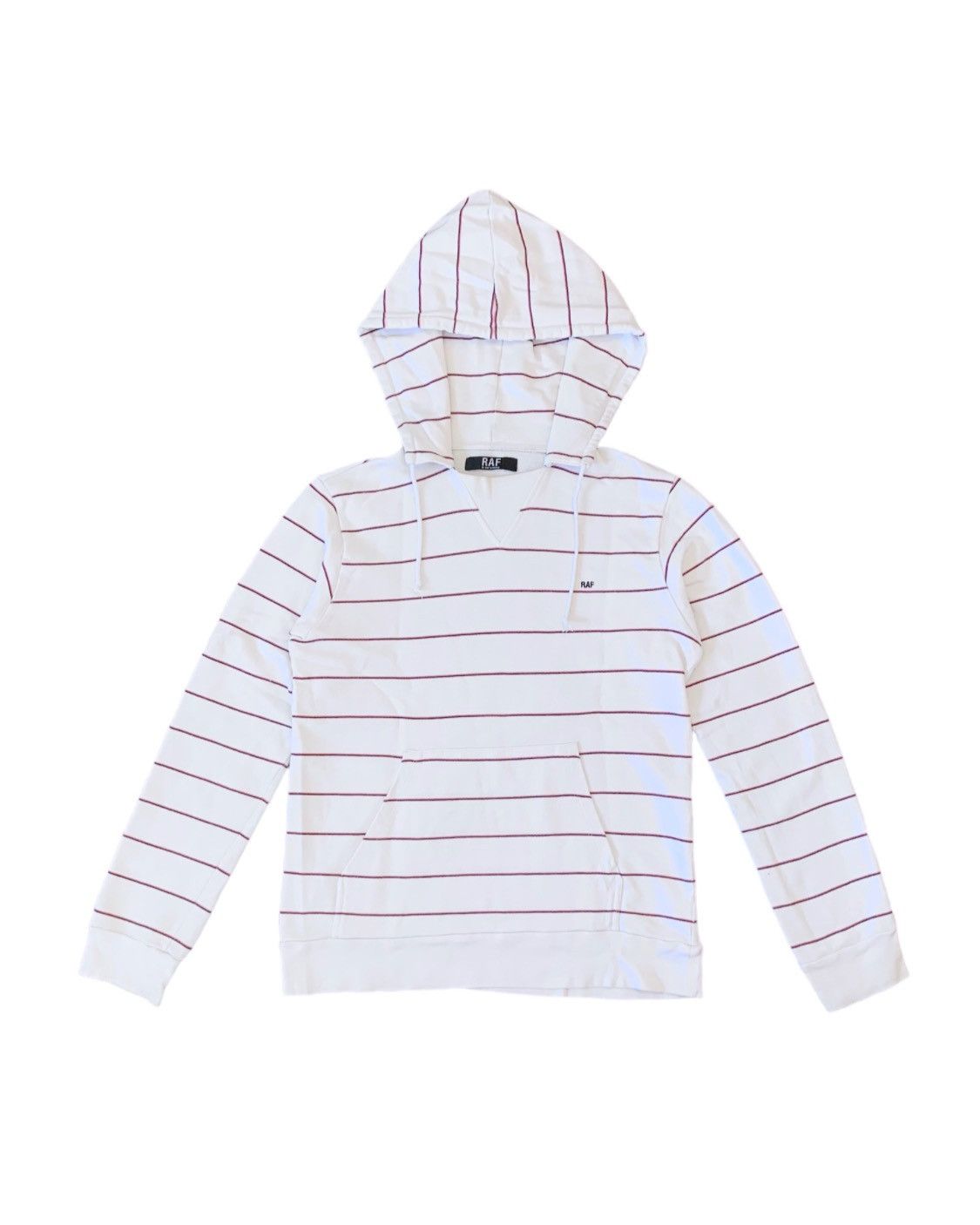 Raf Simons RAF Embroidery Stripe Hoodie Size US S / EU 44-46 / 1 - 1 Thumbnail