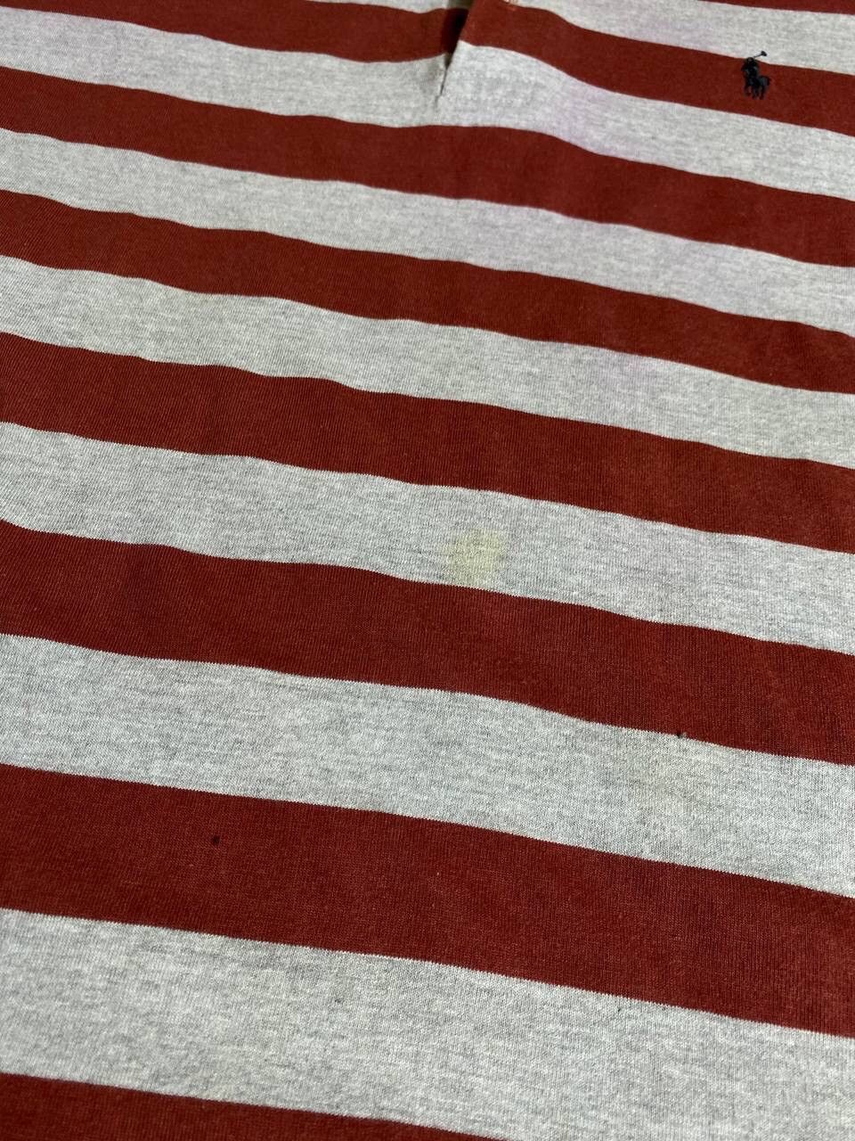 Polo Ralph Lauren × Vintage Vintage Striped Polo Ralph Lauren Shirt basic logo polo Size US L / EU 52-54 / 3 - 21 Thumbnail