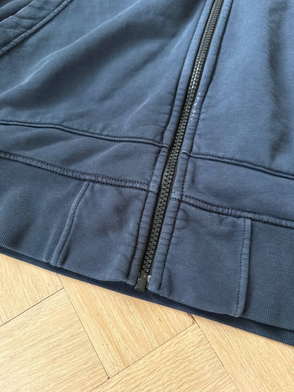 Stone Island Dark Blue Stone Island Zip Hoodie Size US XL / EU 56 / 4 - 5 Thumbnail
