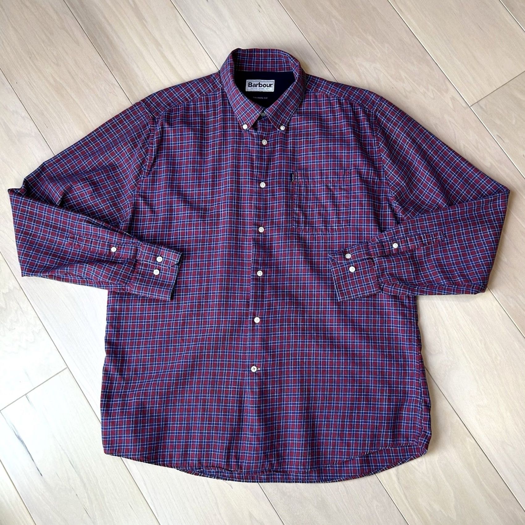 Barbour VINTAGE Barbour Button-Up Plaid Shirt Long Sleeve Men’s USA Large Size US L / EU 52-54 / 3 - 2 Thumbnail