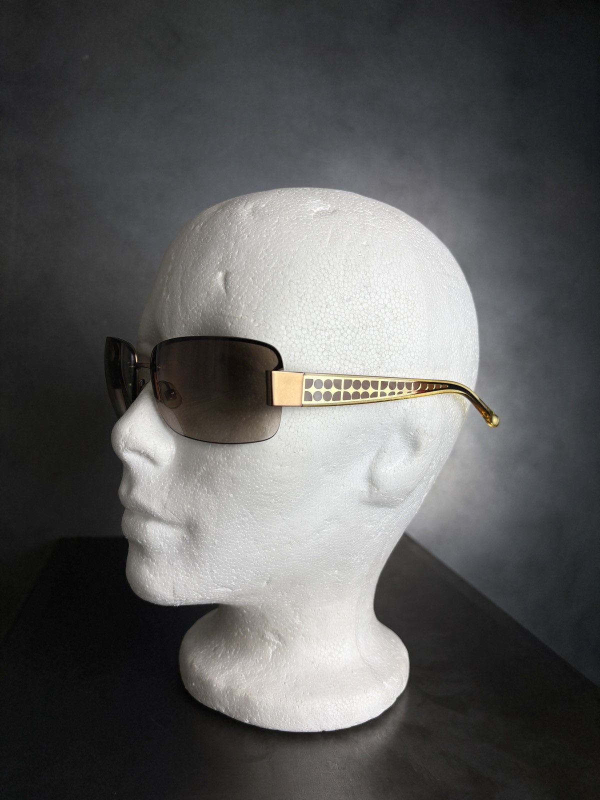 Designer × Other Kate Spade Sunglasses 2000s Gold Buffs Rimless Y2K Designer Size ONE SIZE - 2 Thumbnail