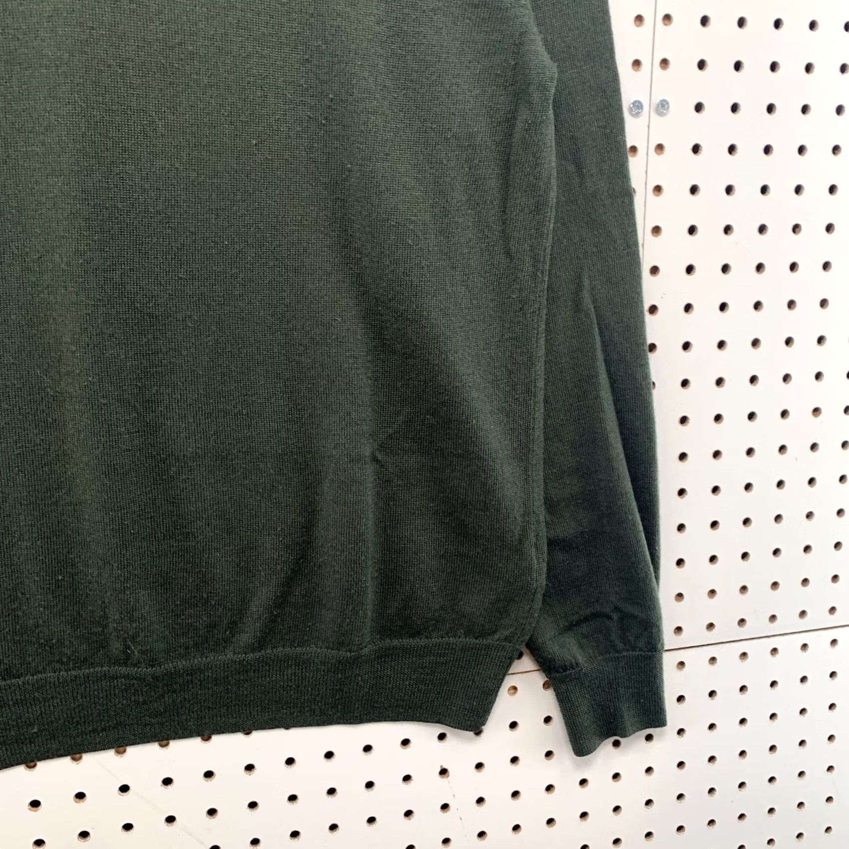 Vintage Goodthreads Merino Wool Sweater Men Large Green V-Neck Preppy Business Work Shirt Size US L / EU 52-54 / 3 - 7 Thumbnail