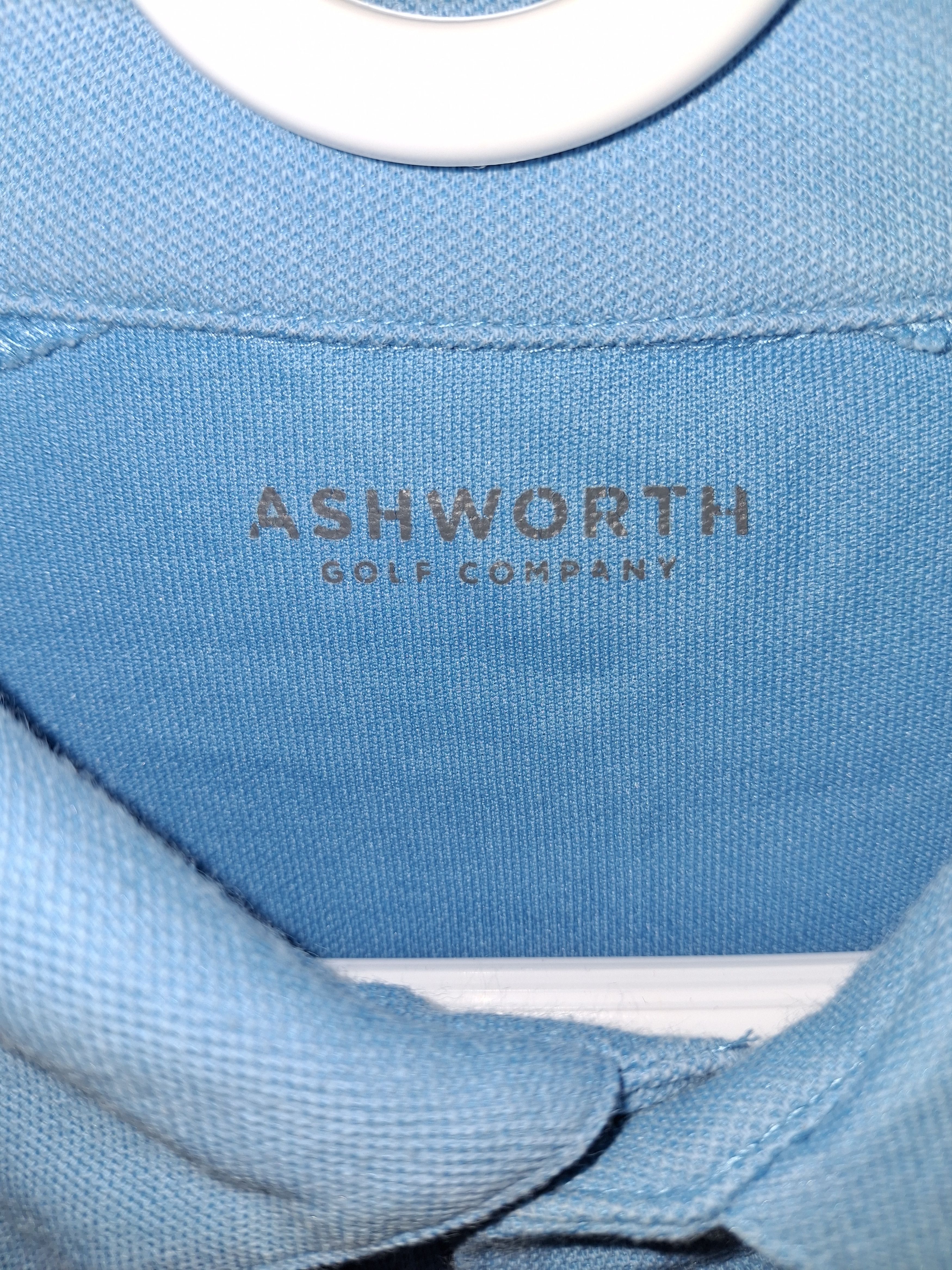 Ashworth Ashworth Golf Porters Neck Embroidered Polo Shirt XL Blue Size US XL / EU 56 / 4 - 3 Thumbnail