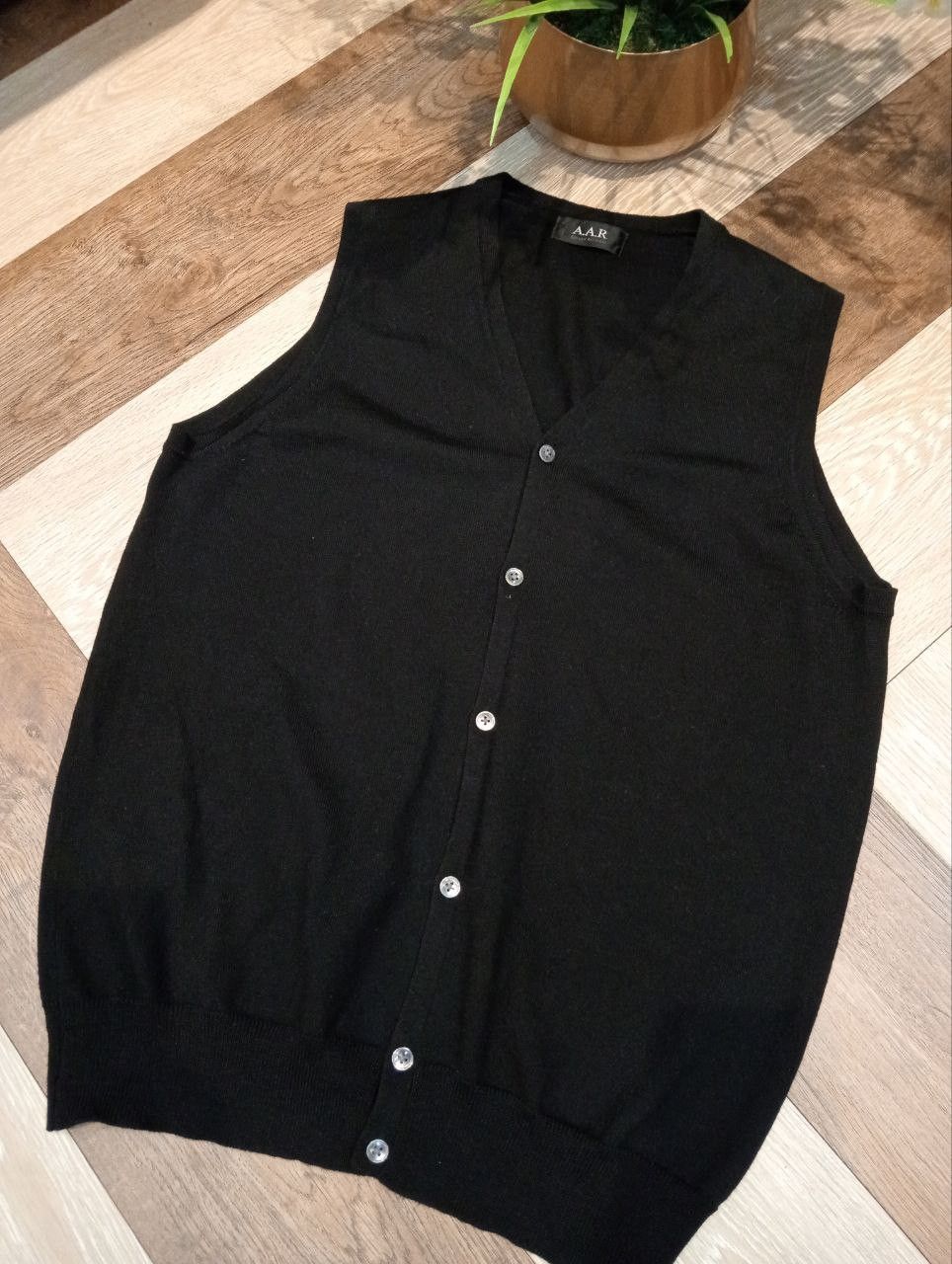 Yohji Yamamoto YOHJI YAMAMOTO A.A.R AGAINST ALL RISKS VEST SWEATER - SIZE M Size US M / EU 48-50 / 2 - 4 Thumbnail