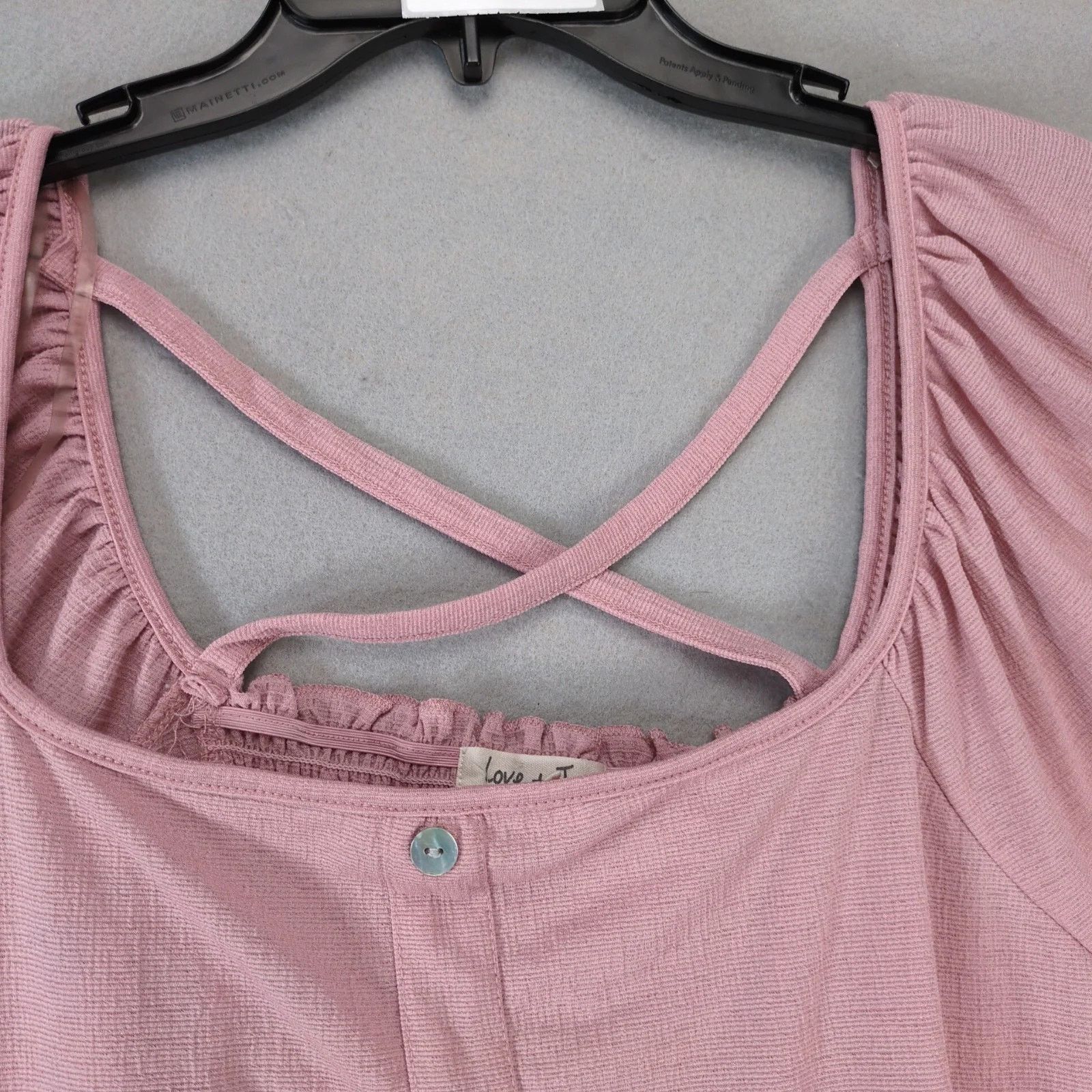 Other Love + Joy by FCT Pink Off-Shoulder Peasant Blouse Womens 3X Size 3XL / US 20-22 - 9 Thumbnail