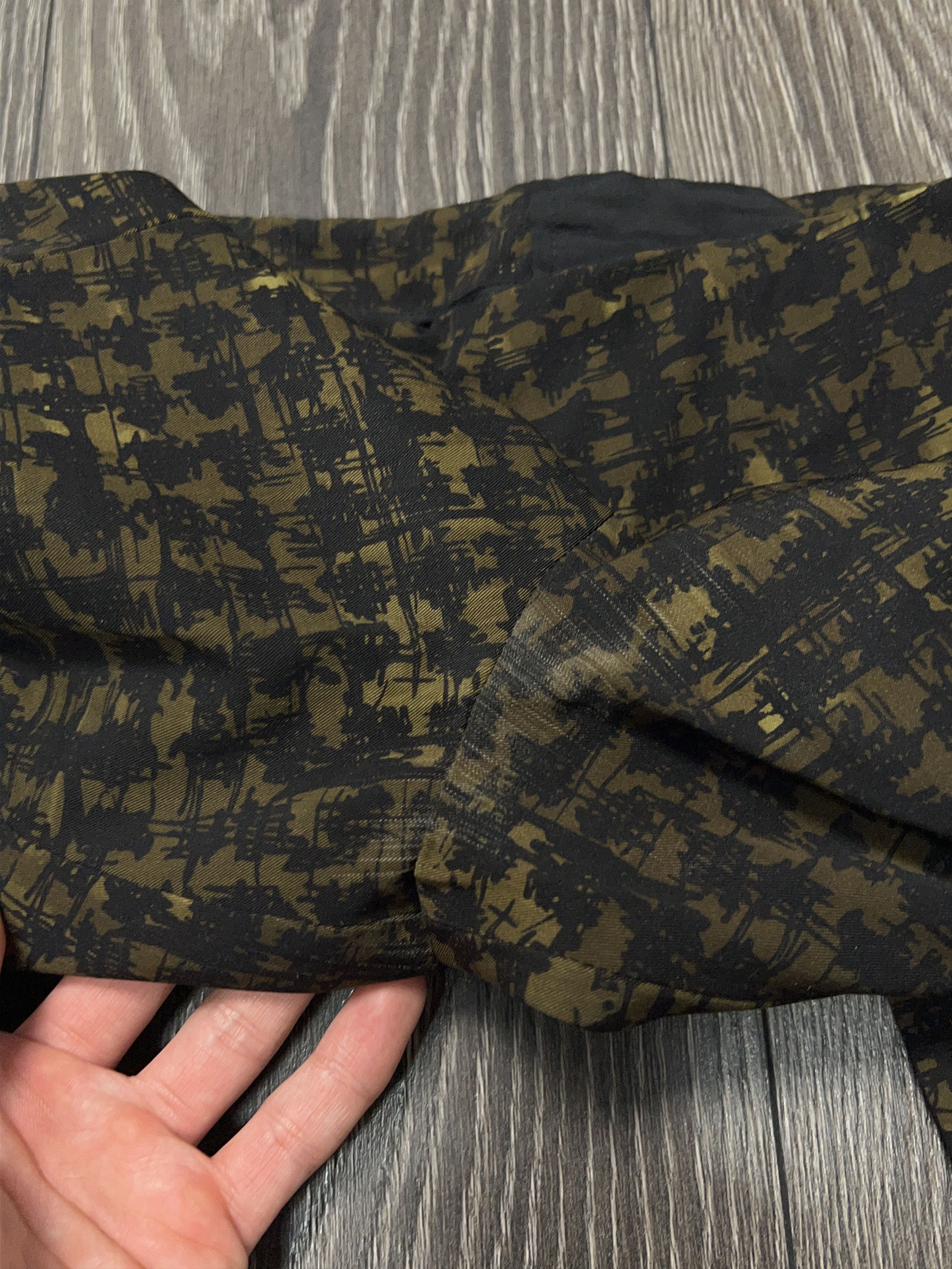 Prada Designer Abstract Houndstooth Print Pants Formal Trousers Size 28" / US 6 / IT 42 - 16 Thumbnail