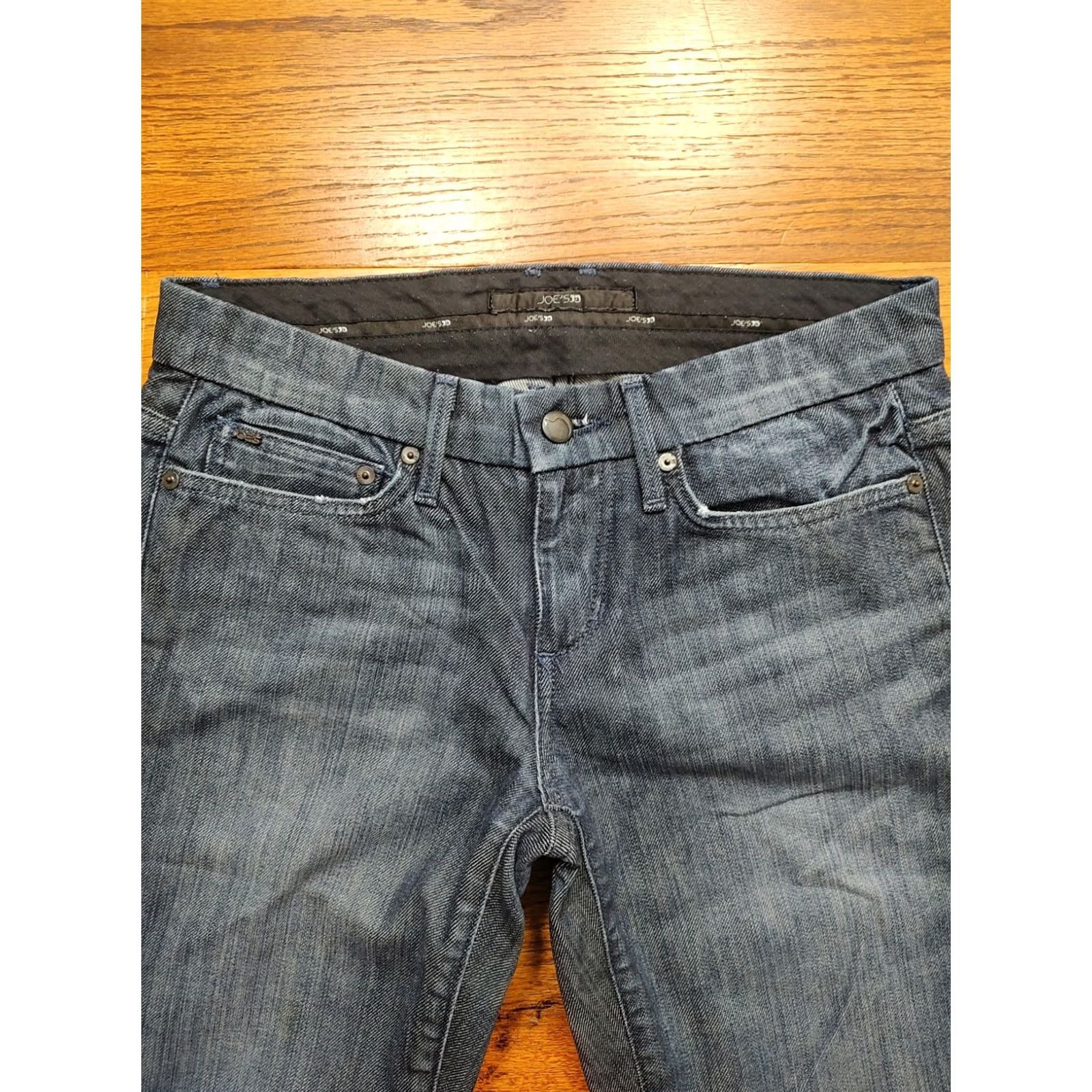Vintage Joe's Jeans Bootcut Jeans Mens 27x32 Denim Dark Blue Inseam 32 Tag 27 Waist Blue Cotton Blend 5-Pocket Designer dress? Size US 27 - 4 Thumbnail