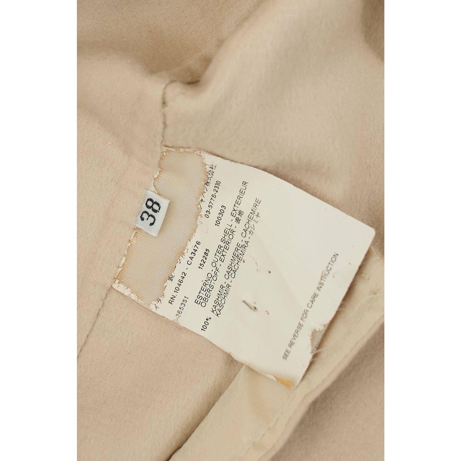 Jil Sander Cashmere Beige Cardigan Size XS / US 0-2 / IT 36-38 - 4 Thumbnail