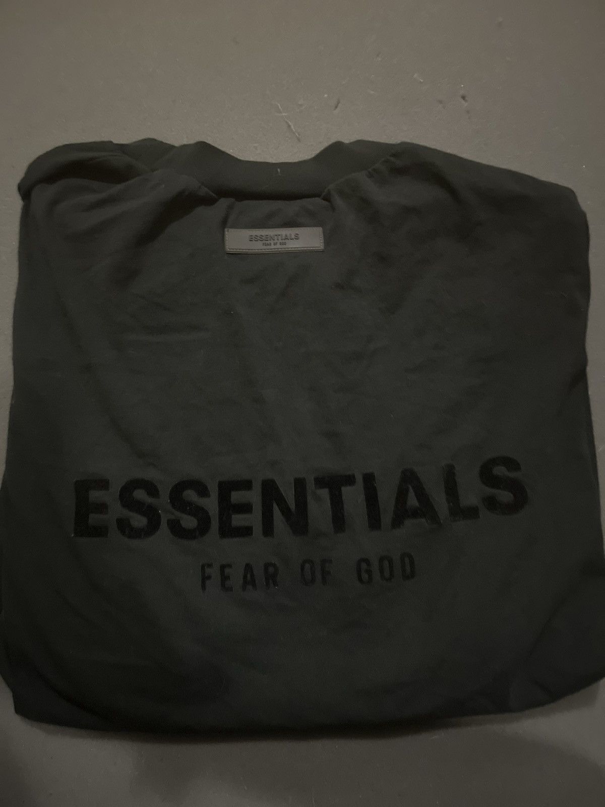 Essentials Essentials black cotton street wear tee Size US XL / EU 56 / 4 - 2 Thumbnail