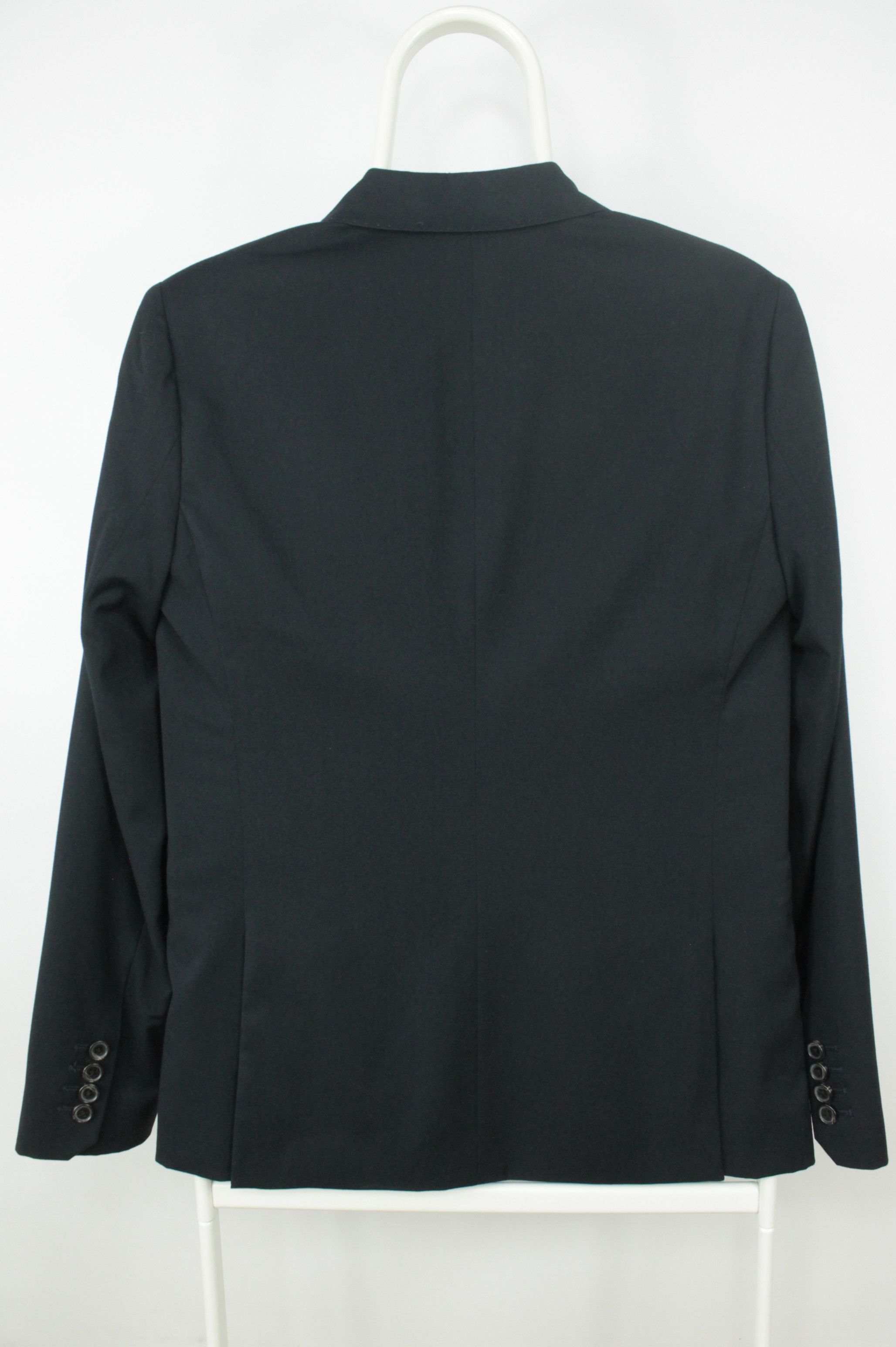 Bally × Designer Bally Black Stretch Wool Blend Formal Blazer Jacket Women's Size M / US 6-8 / IT 42-44 - 5 Thumbnail
