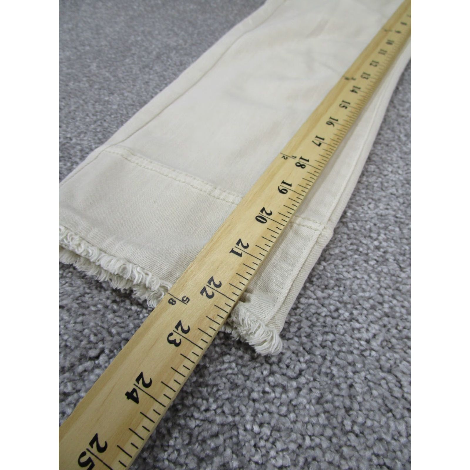 J. Jill J. Jill Jeans Womens 8 Petite Beige Stretch Denim Skinny Mid Rise 8P Zip Zipper Solid Read Womens Jeans Beige Stretch Denim J. Jill Petite 8P Read Size 30" / US 8 / IT 44 - 4 Thumbnail