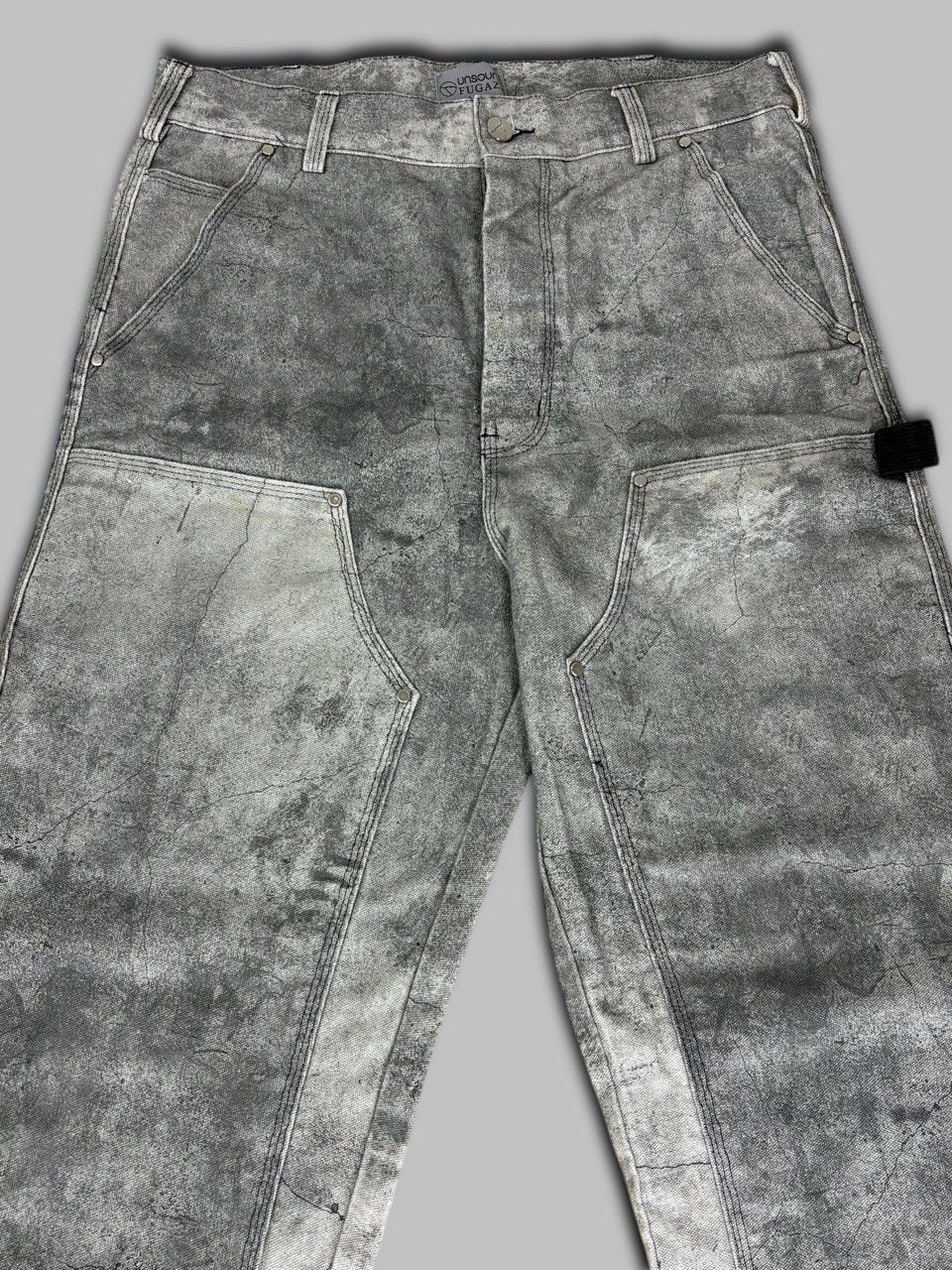Fugazi Fugazi Unsound Rags Concrete Double Knee Work Pant Size US 32 / EU 48 - 3 Thumbnail