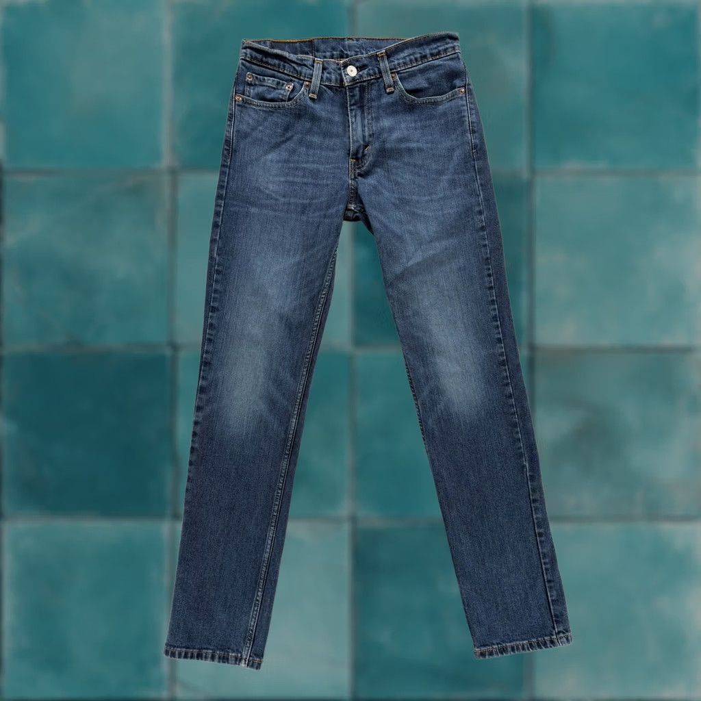 Levi's Levi's 511 Jeans Slim Straight Denim 29x32 Blue Medium Wash Mens Pants Size US 29 - 1 Thumbnail