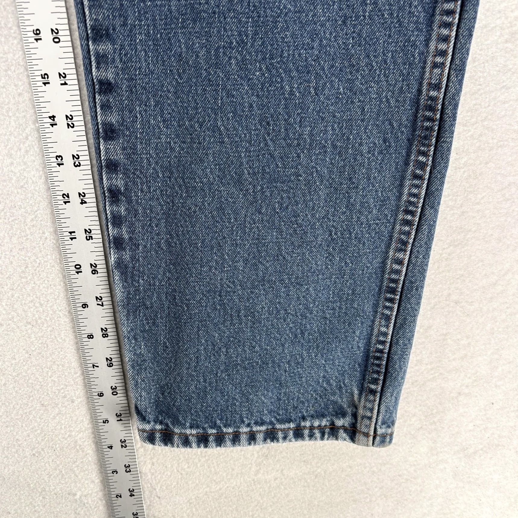 Wrangler Wrangler 20X Relaxed Straight Jeans Mens 36x32 Blue Medium Wash Denim Cowboy Y2K Vans? Size US 36 / EU 52 - 7 Thumbnail