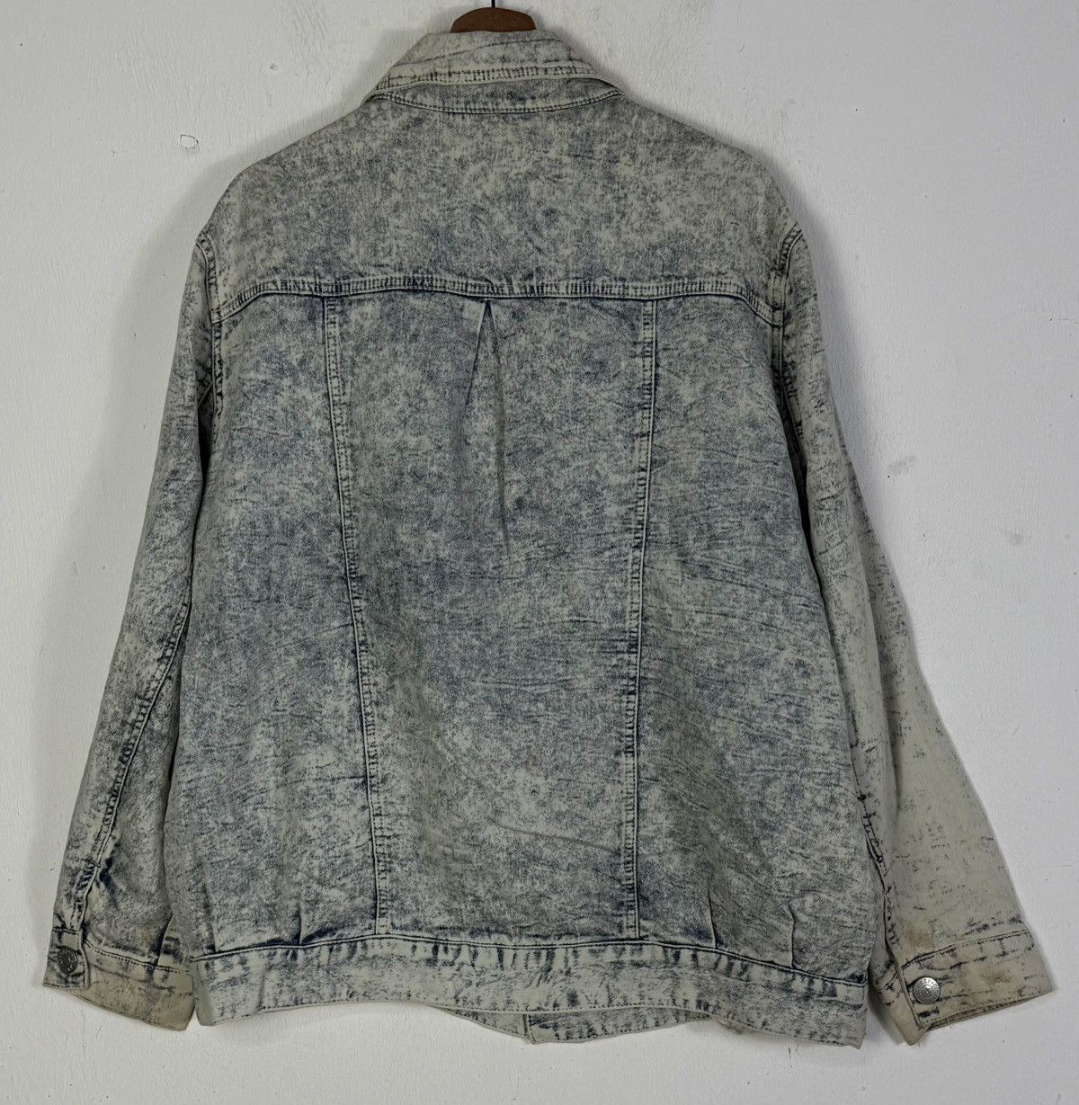 Dig Deep Vintage Dig Deep Acid Wash Denim Trucker Size US XL / EU 56 / 4 - 2 Thumbnail