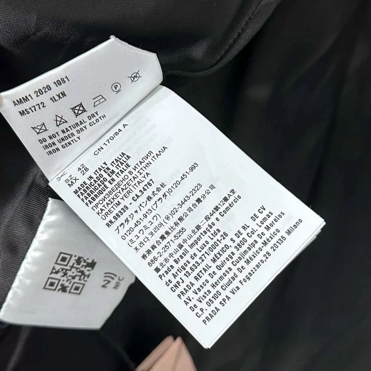 Miu Miu MIU MIU women's black blue colorblocked wool jacket 42 Size M / US 6-8 / IT 42-44 - 6 Thumbnail