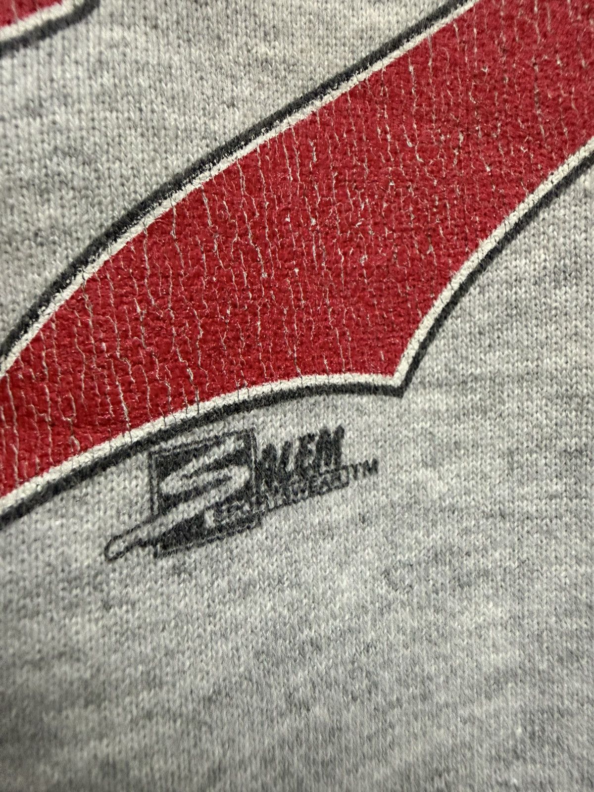 Vintage 🔥 Vtg 90s Salem NBA Chicago Bulls USA Big Print Logo Sweat Size US L / EU 52-54 / 3 - 7 Thumbnail