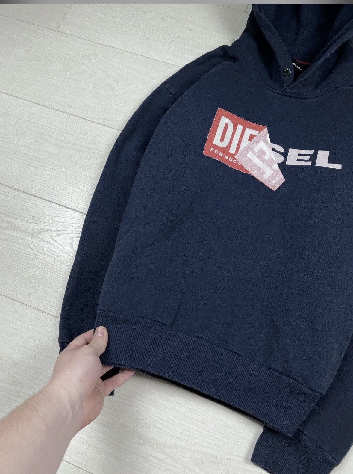 Diesel Men’s Diesel Hoodie - Navy XL Size US XL / EU 56 / 4 - 2 Thumbnail