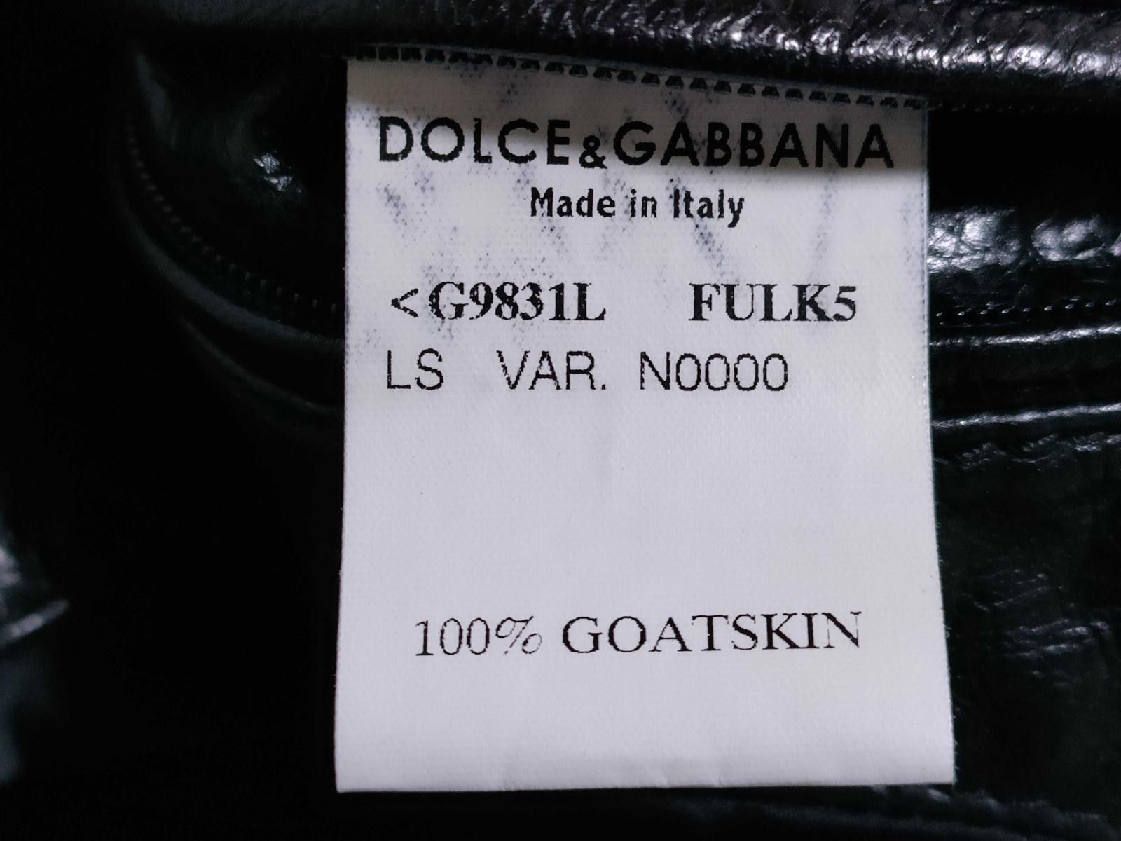 Dolce & Gabbana Vintage Dolce & Gabbana Leather Jacket Size S / US 4 / IT 40 - 7 Thumbnail
