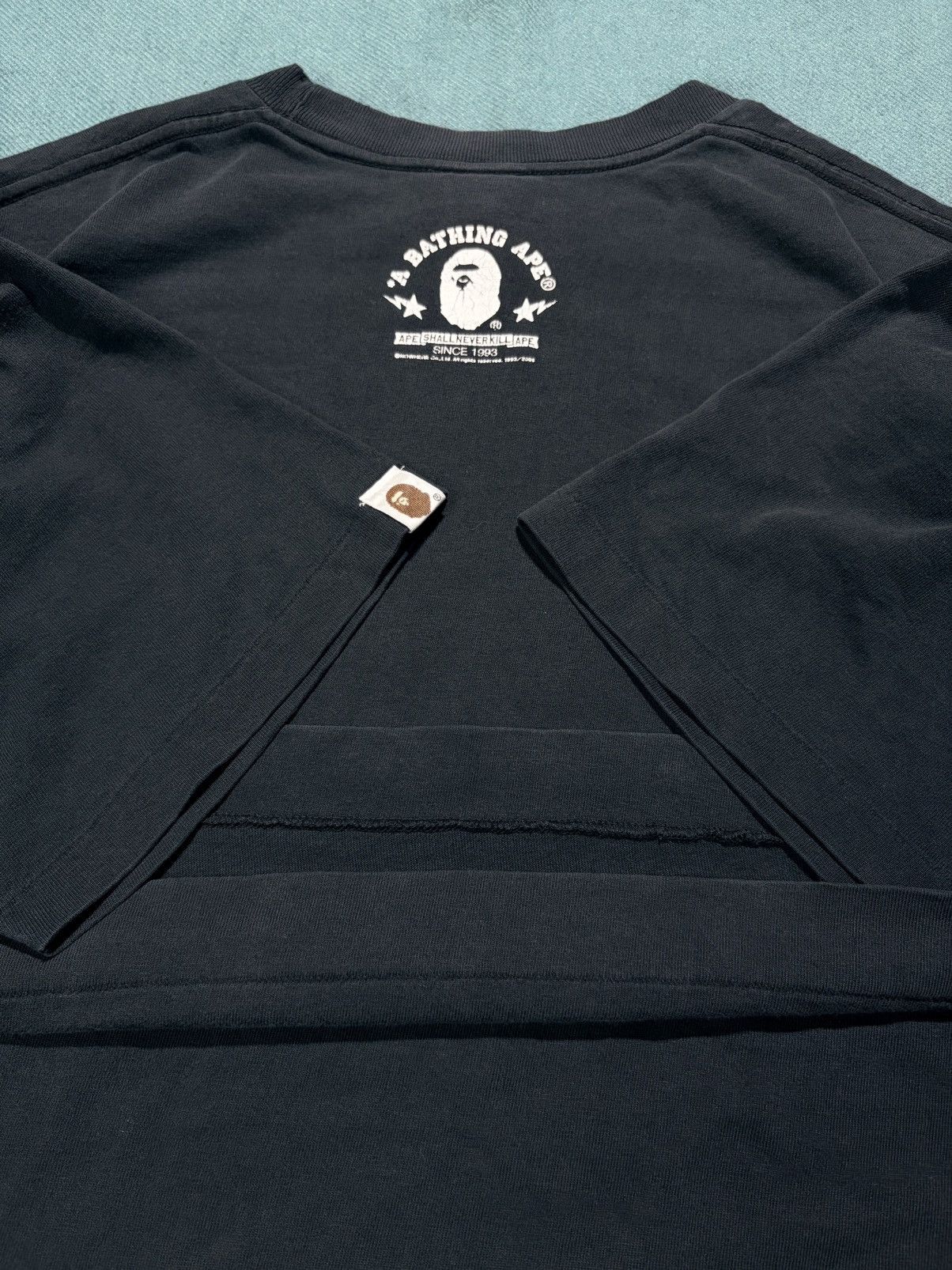 Bape Vtg Bape A Bathing Ape 1993 t shirt Size US L / EU 52-54 / 3 - 6 Thumbnail