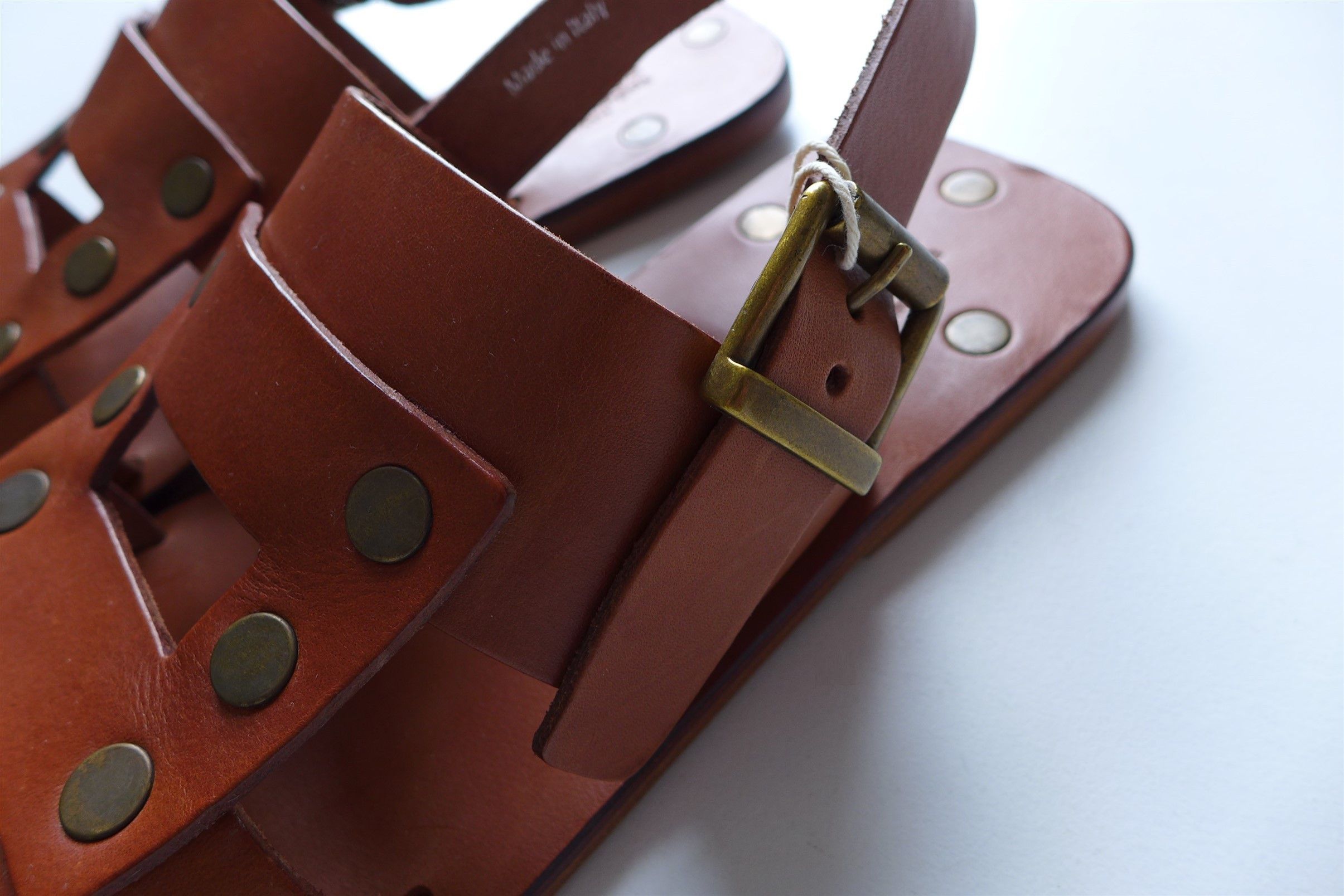 Maison Margiela *Size 39* Margiela Tabi Sandals - Brown Calf Leather Size US 6 / IT 36 - 7 Thumbnail